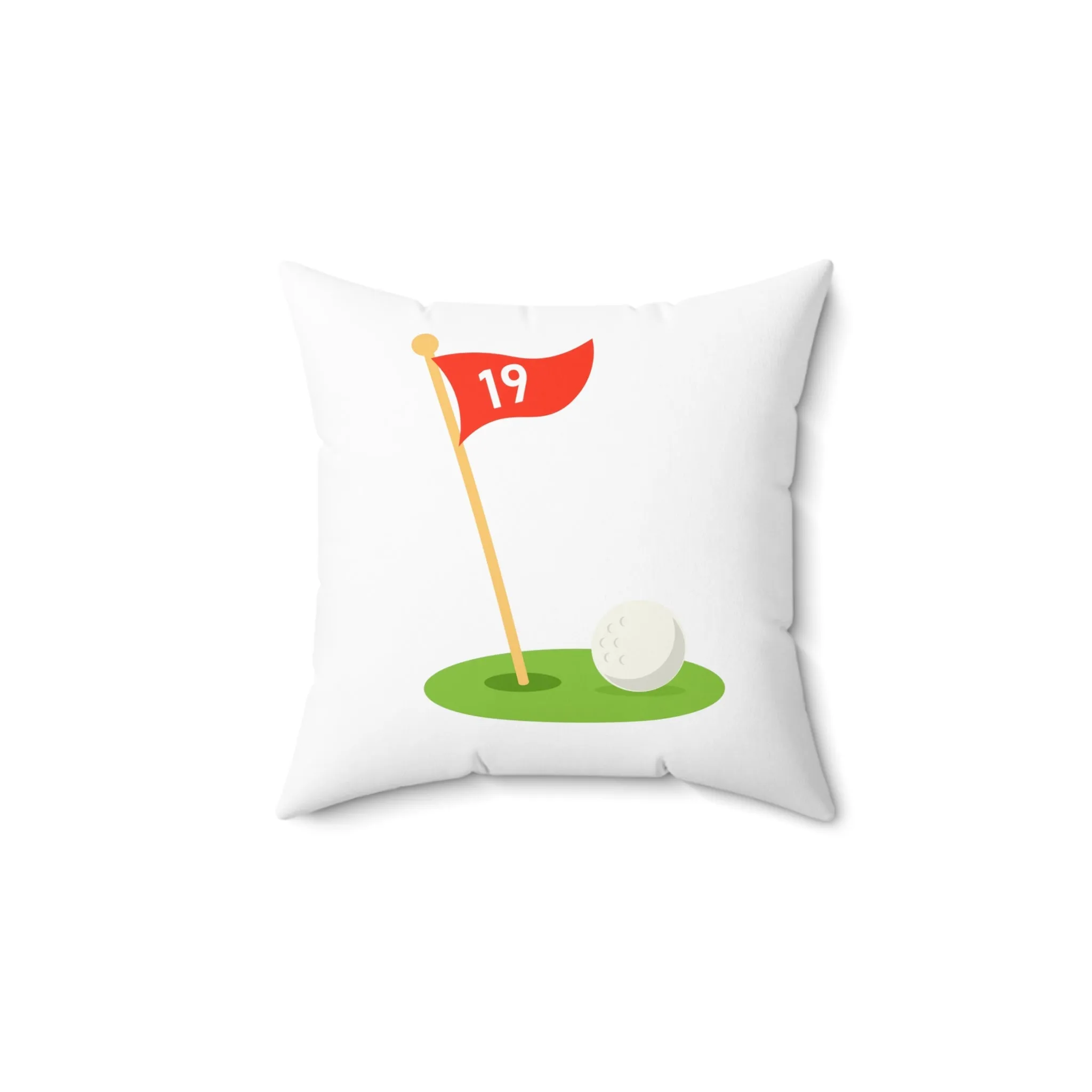 19th HOLE Spun Polyester Square Pillow