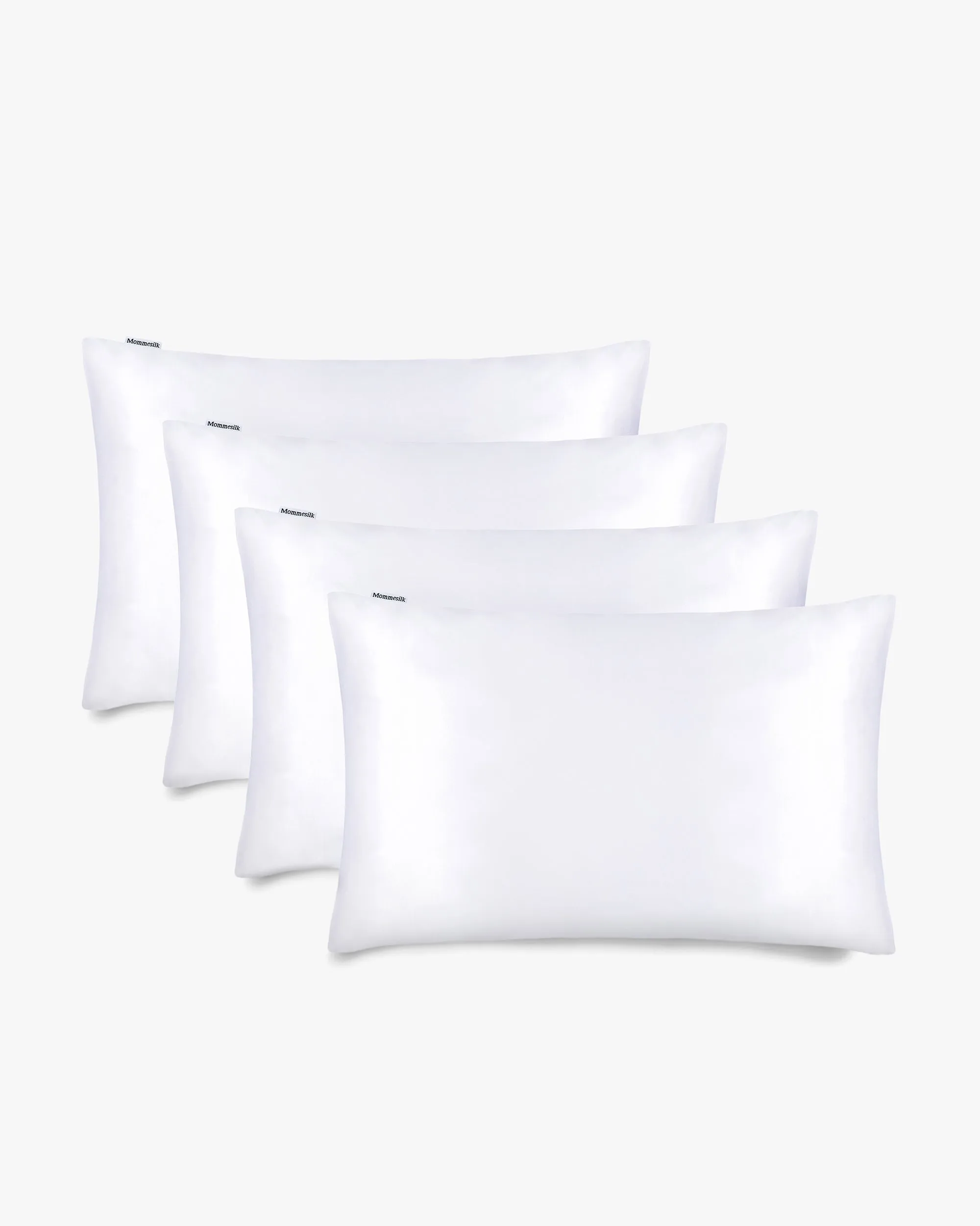 22MM Silk Pillowcases 4pcs - Zippered