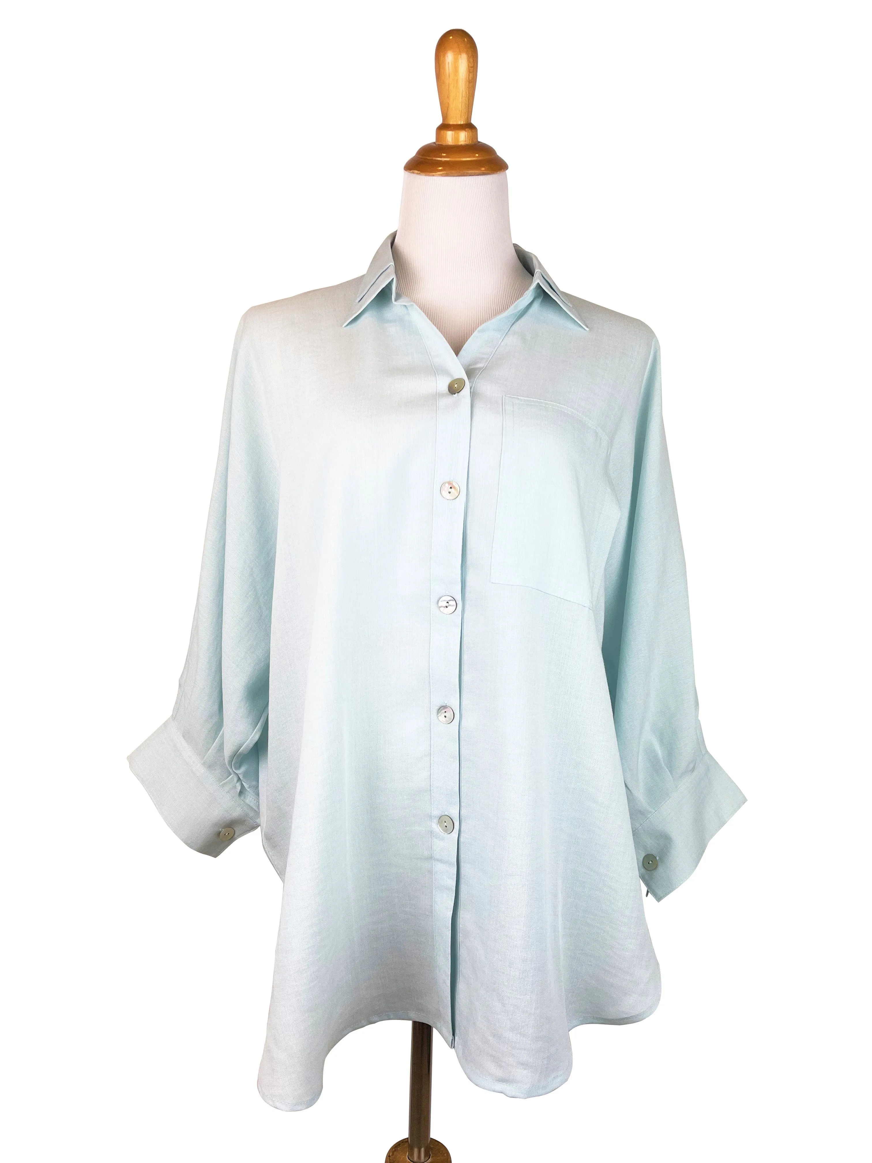 AA22 - Linen Boyfriend Shirt