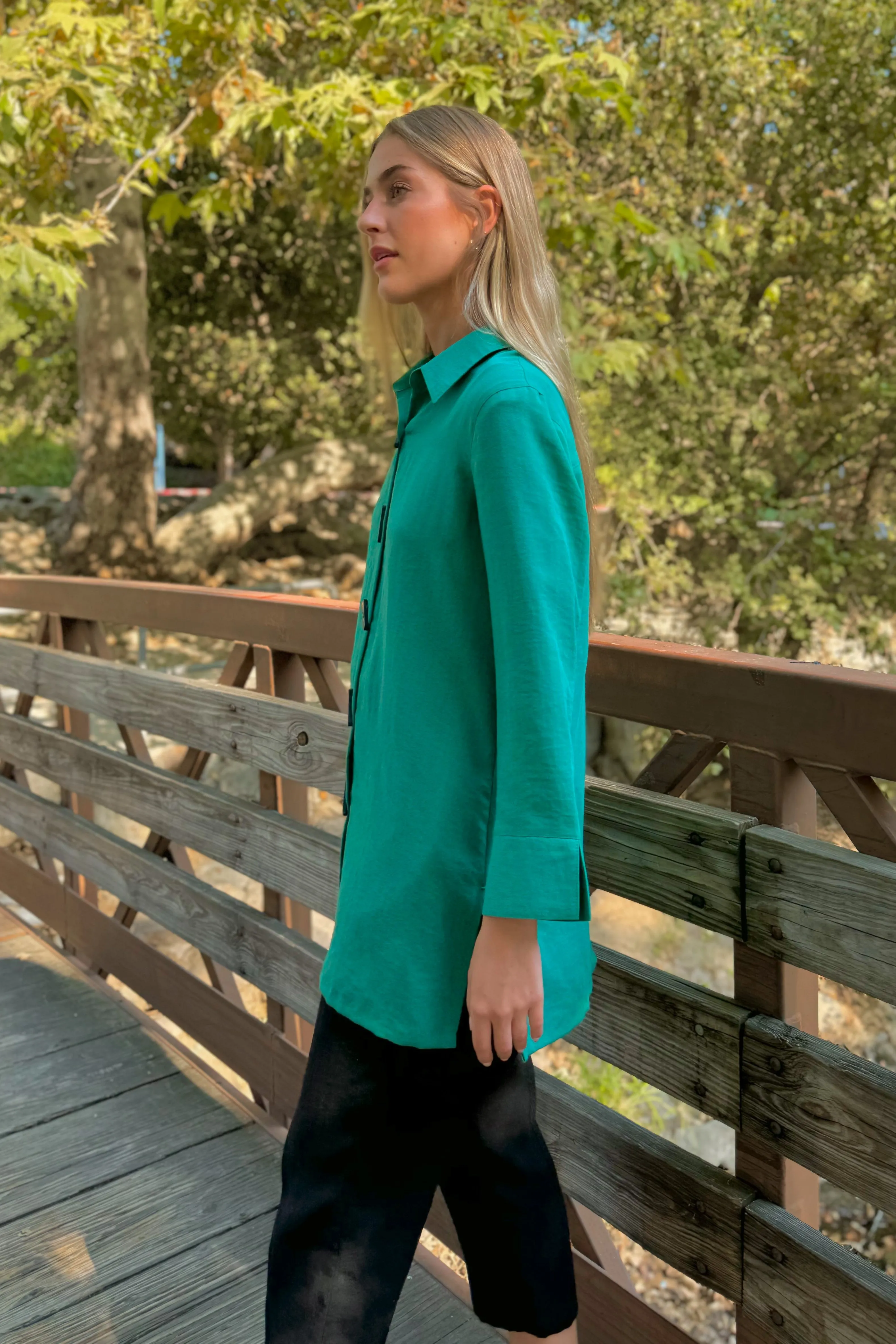 AA394 - Roslyn Linen Blouse