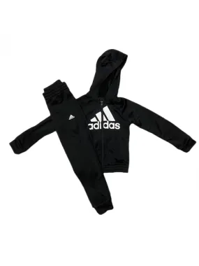 Adidas children's tracksuit in polyester DV0842 black