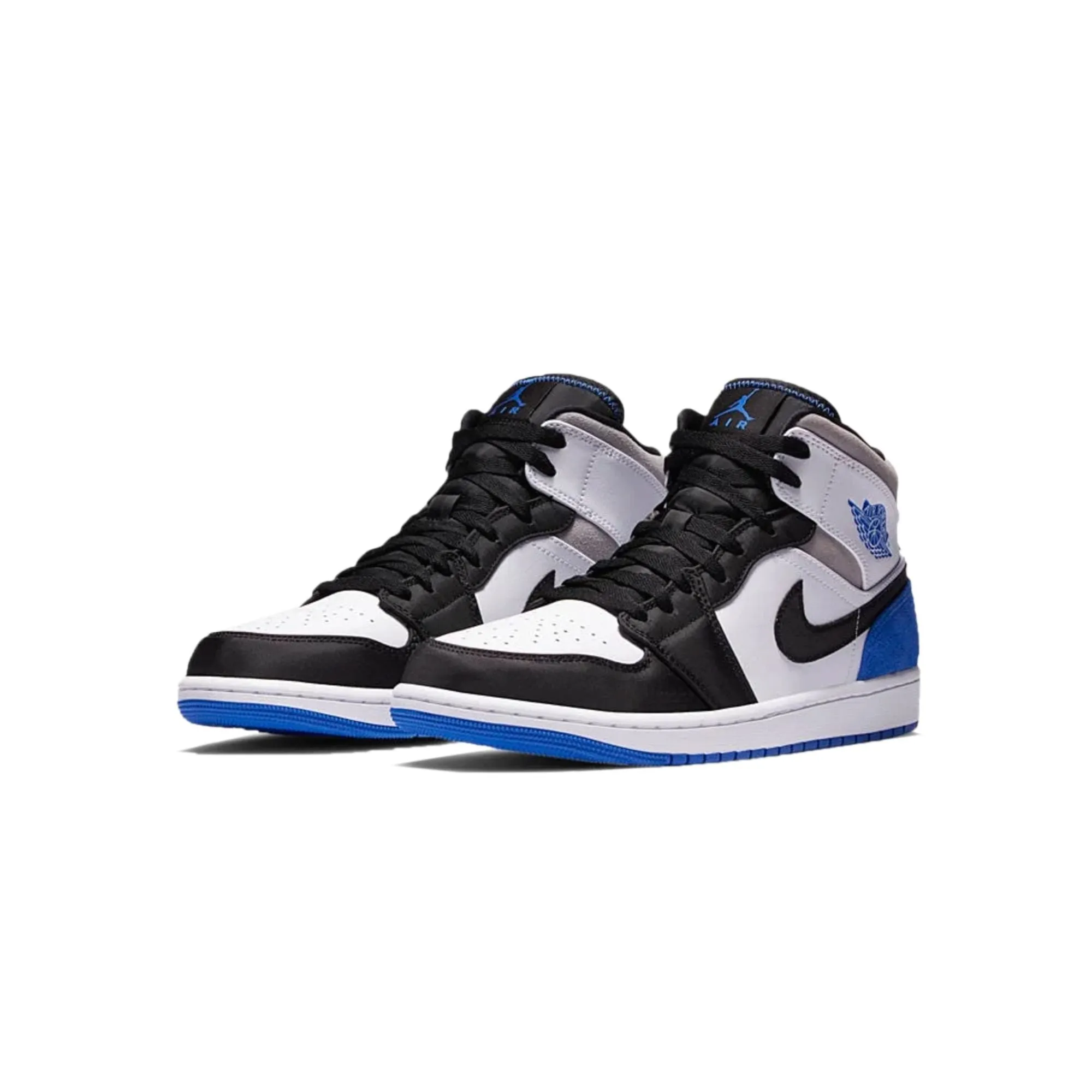 Air Jordan Youth Jordan 1 Mid SE 'Royal White'  Shoe