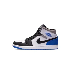 Air Jordan Youth Jordan 1 Mid SE 'Royal White'  Shoe