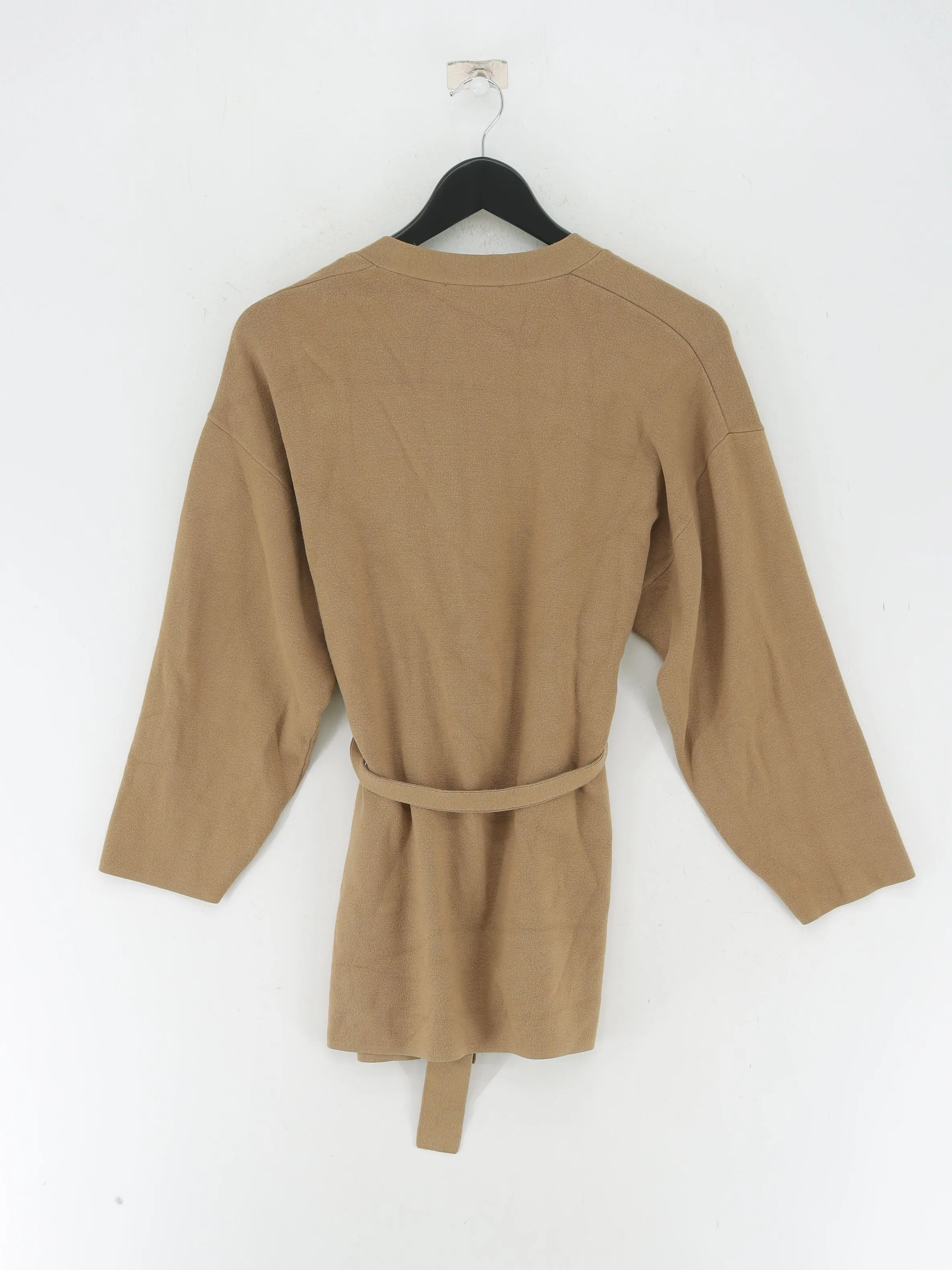 & Other Stories Women's Cardigan XS Tan Viscose with Polyester