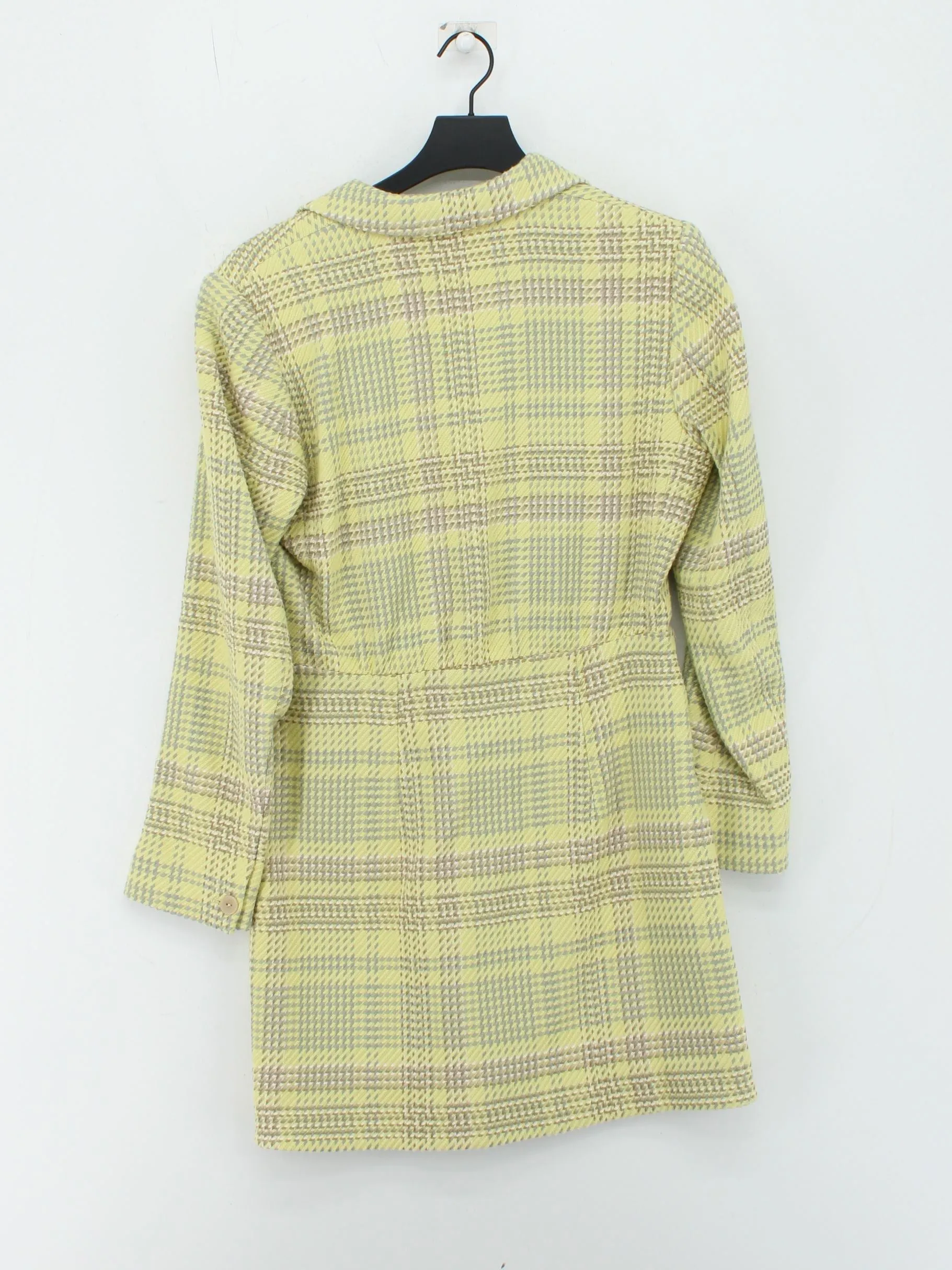 & Other Stories Women's Coat UK 10 Yellow 100% Polyester