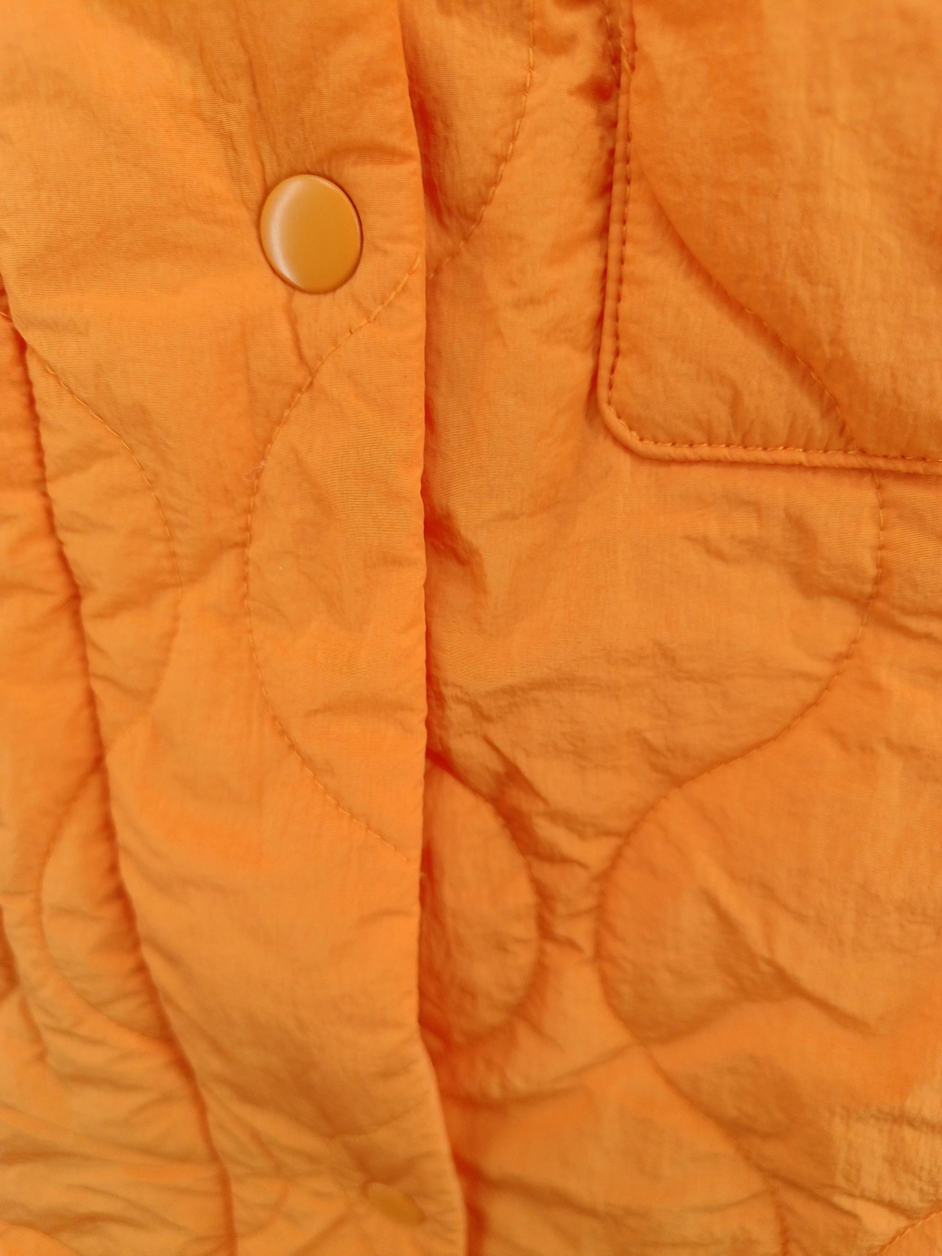 & Other Stories Women's Coat XS Orange Polyamide with Polyester