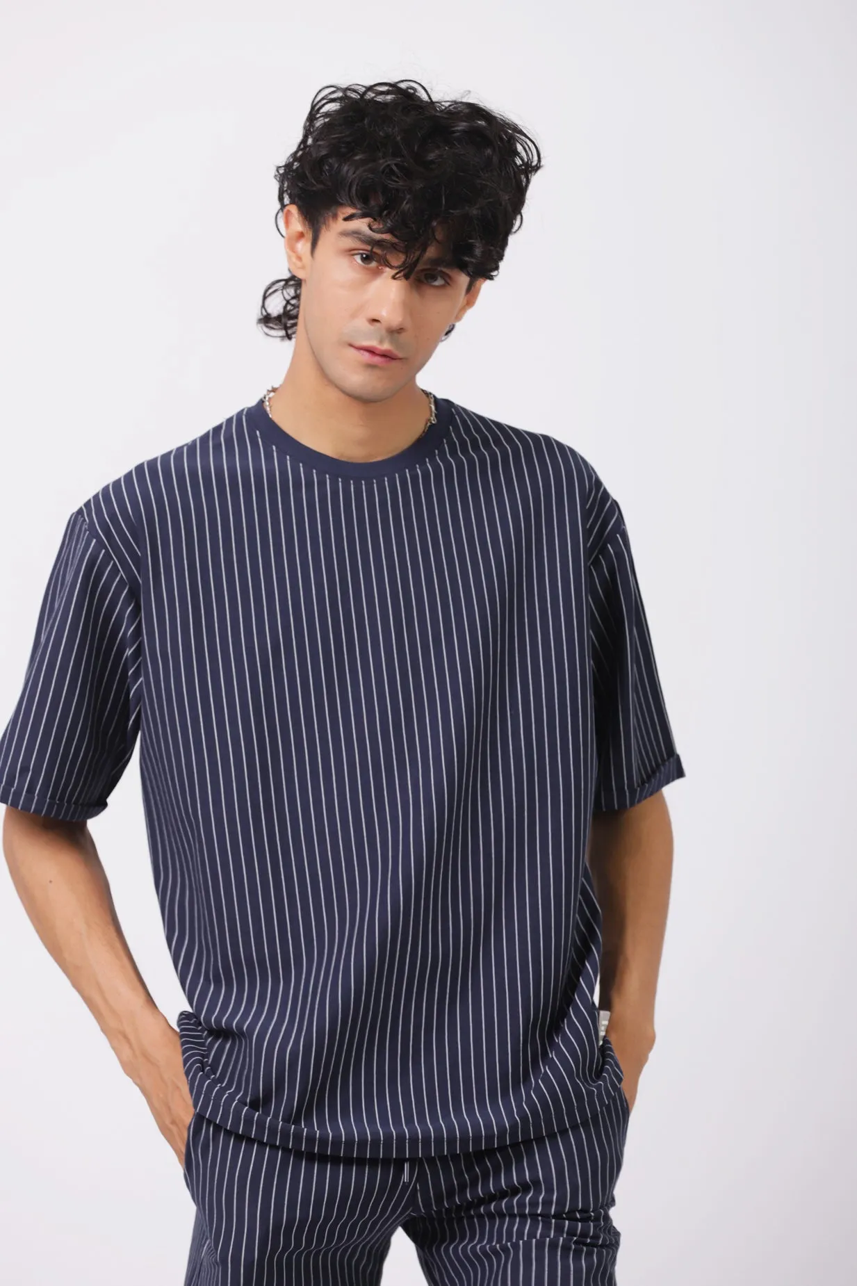 BAGGY FIT STRIPER TEE