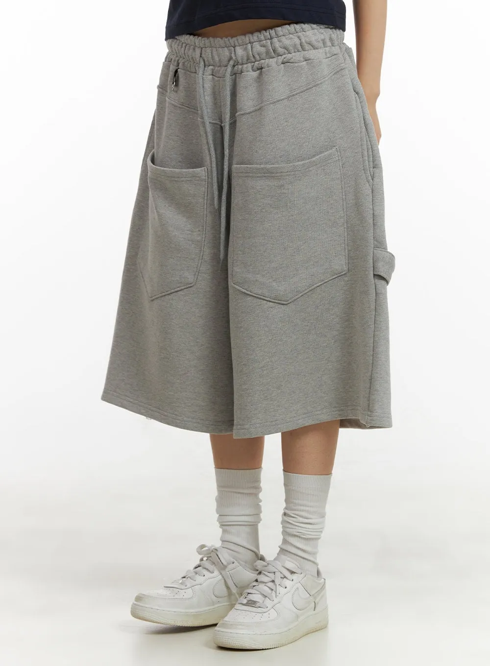 Baggy Midi Sweat Shorts CU413