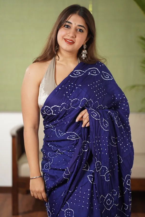 Bandhani Cotton Saree