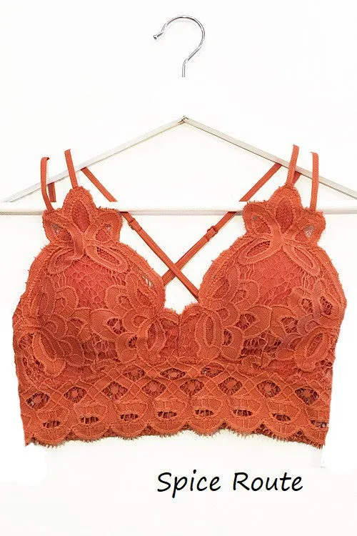 Beautiful crochet lace bralette