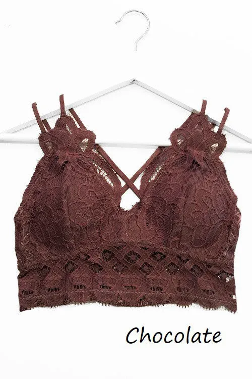 Beautiful crochet lace bralette