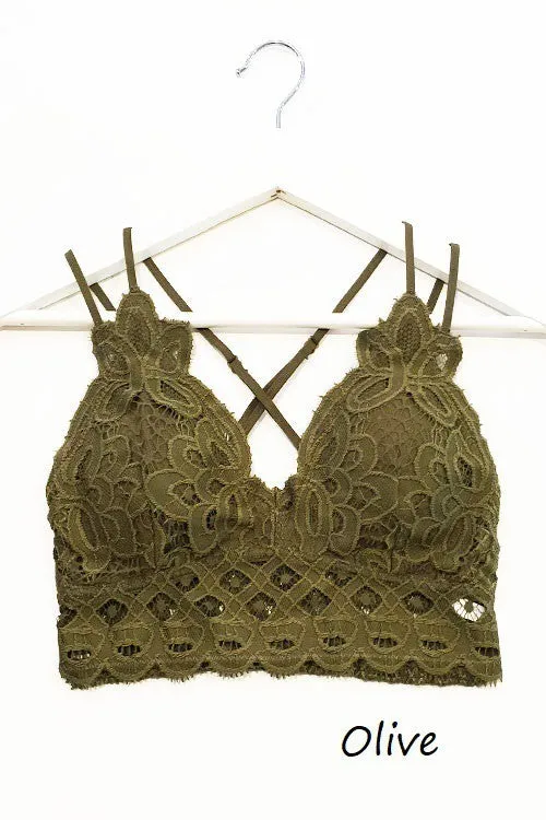 Beautiful crochet lace bralette