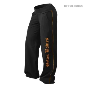 Better Bodies Baggy Soft Pant  - Black-Orange