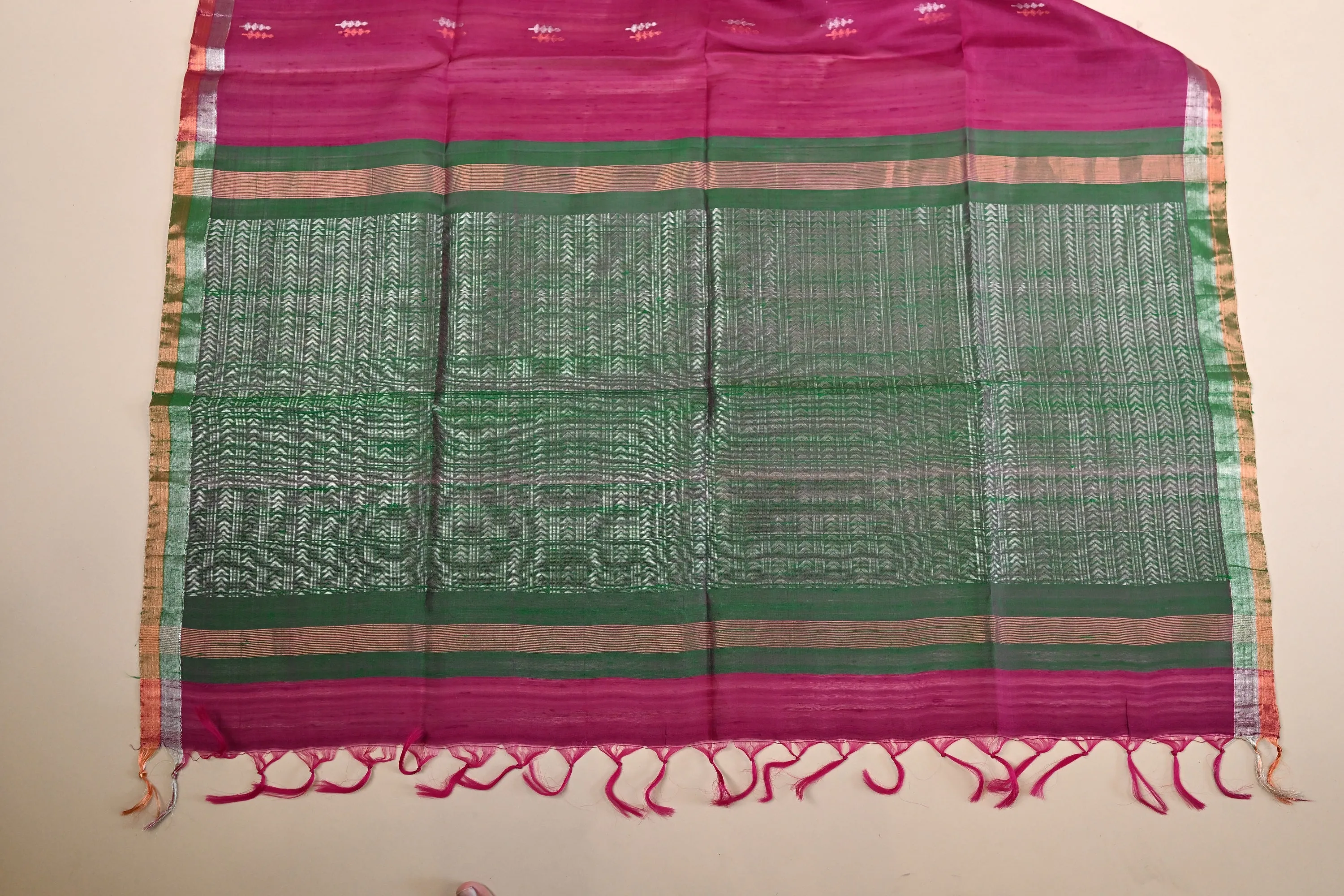 Bhagalpuri Dupion Pure Silk Saree