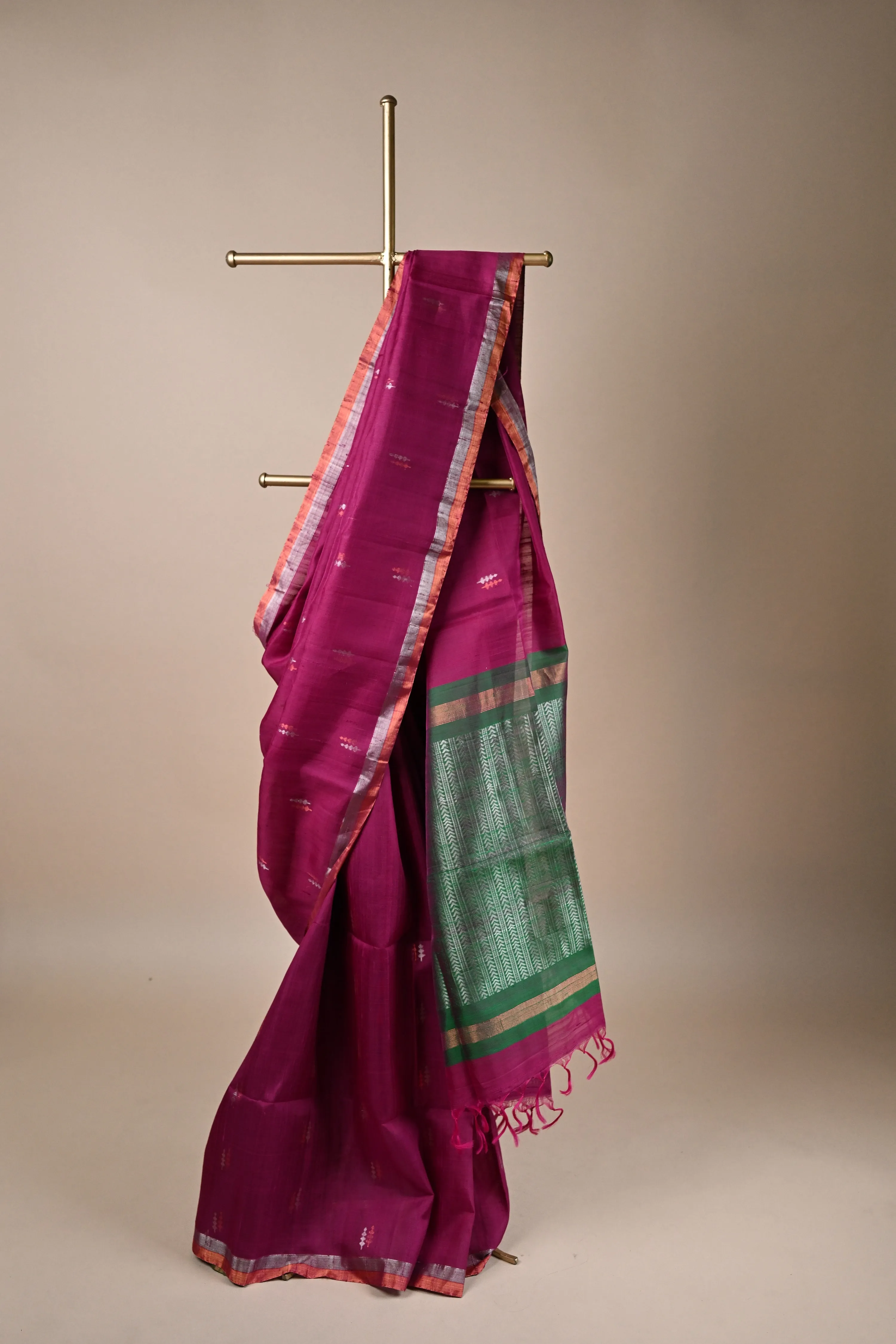 Bhagalpuri Dupion Pure Silk Saree