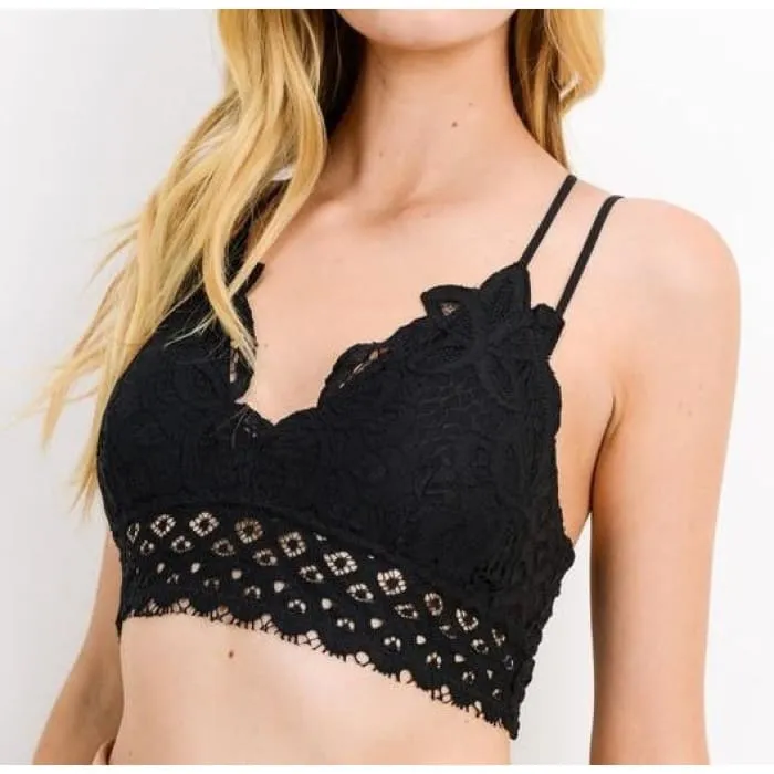 Black Lace Bralette