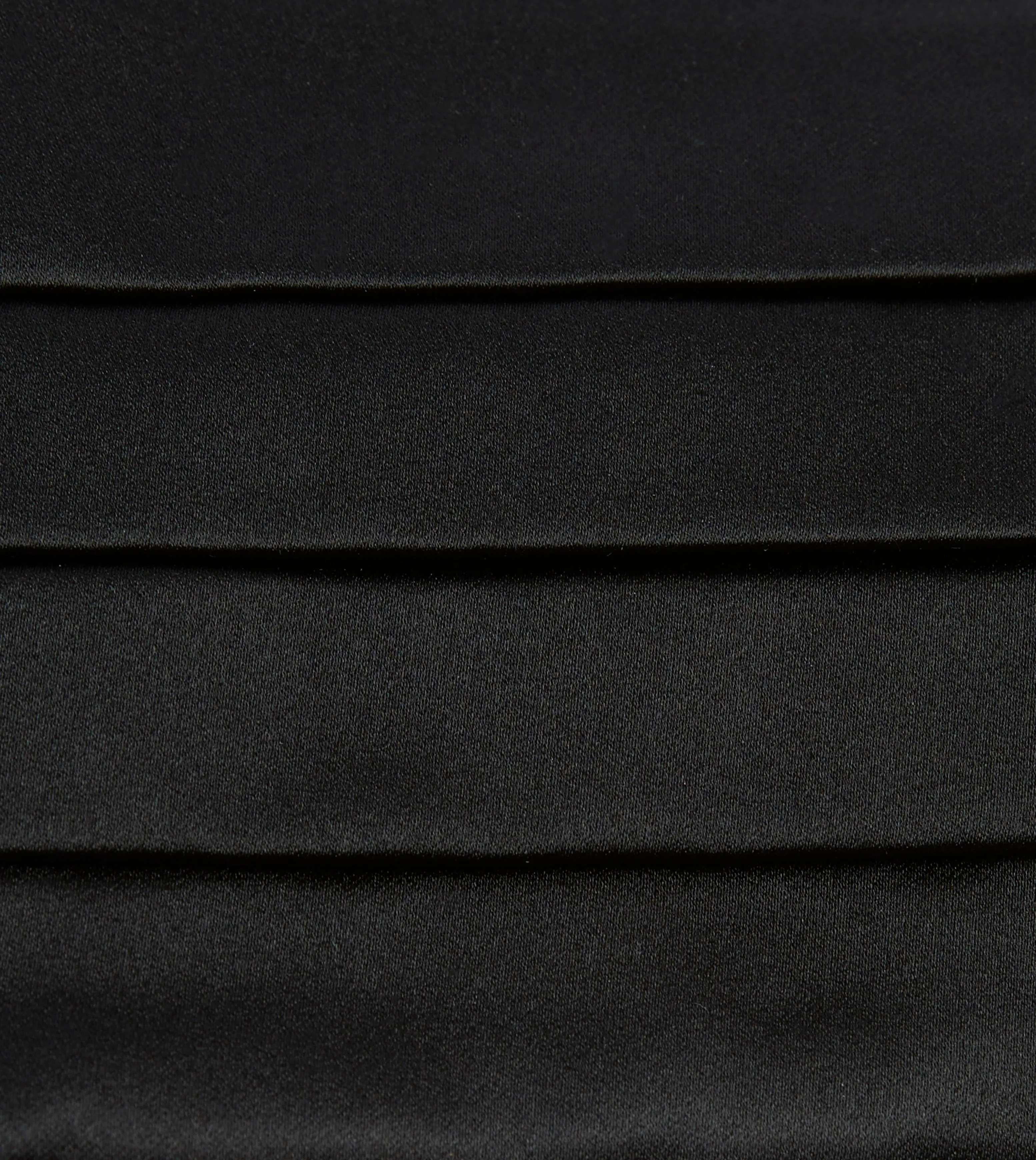 Black Silk Satin Cummerbund