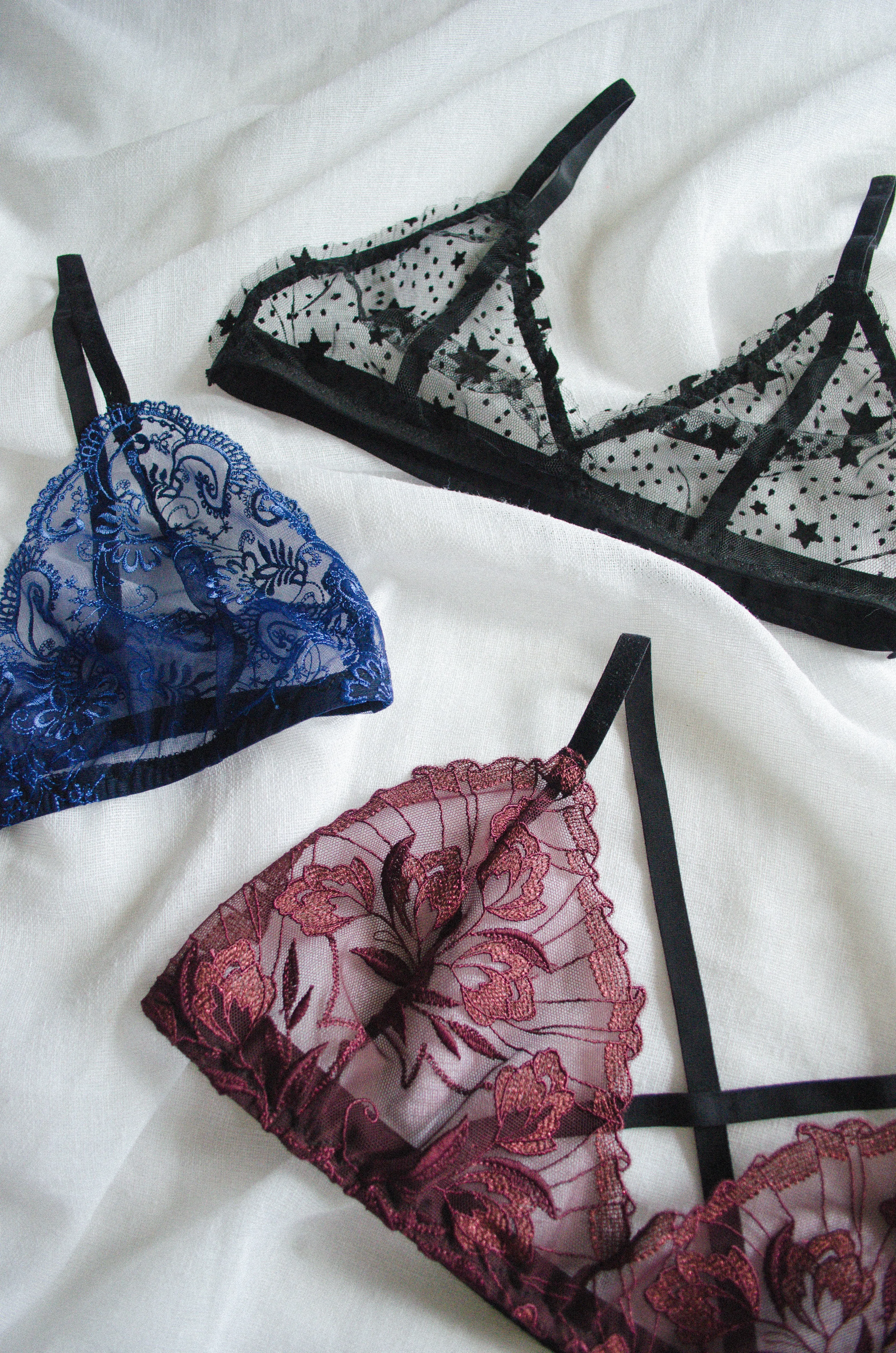 Blackberry Lace Bra