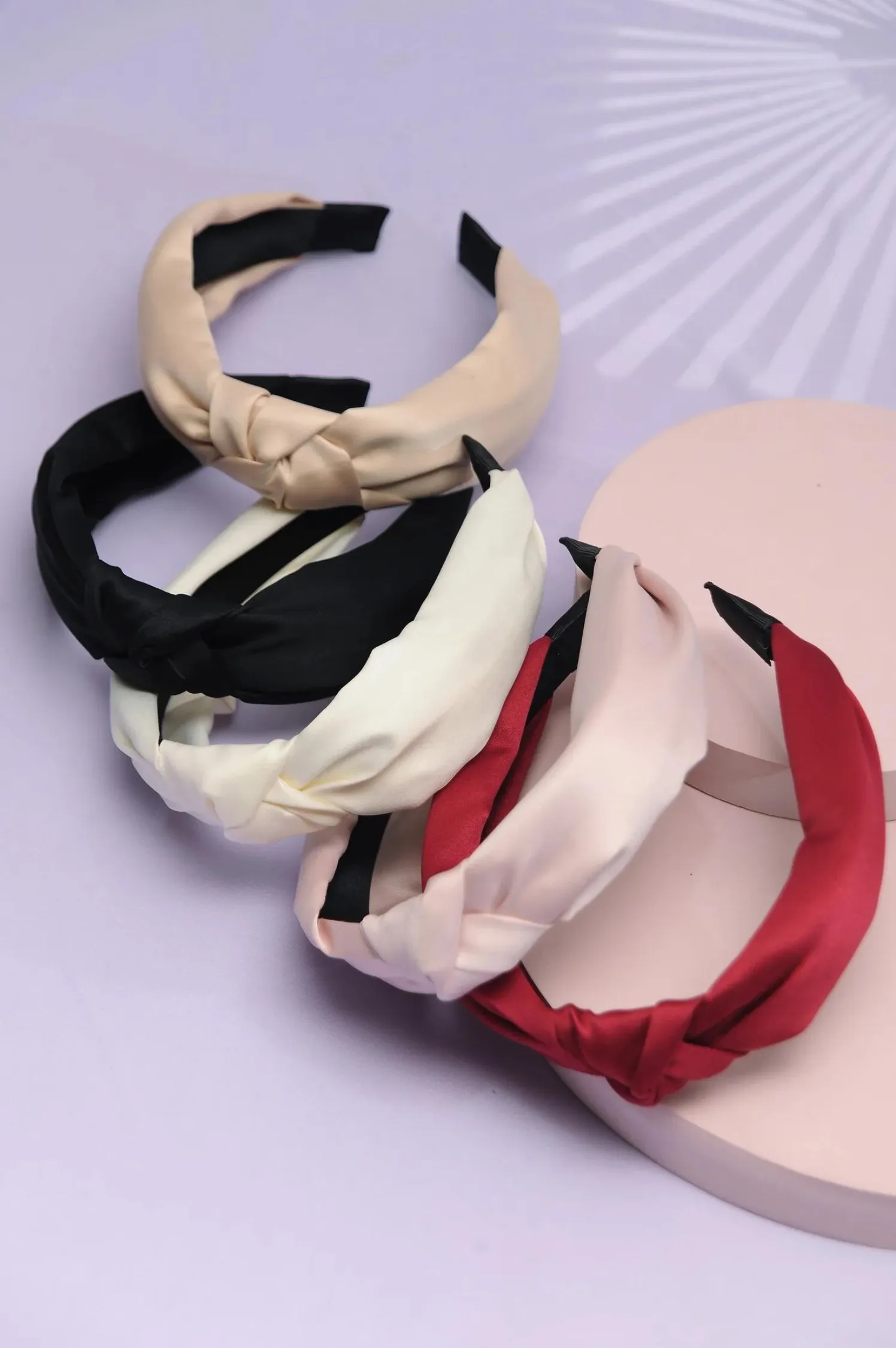 Bonnie Knotted Satin Headband