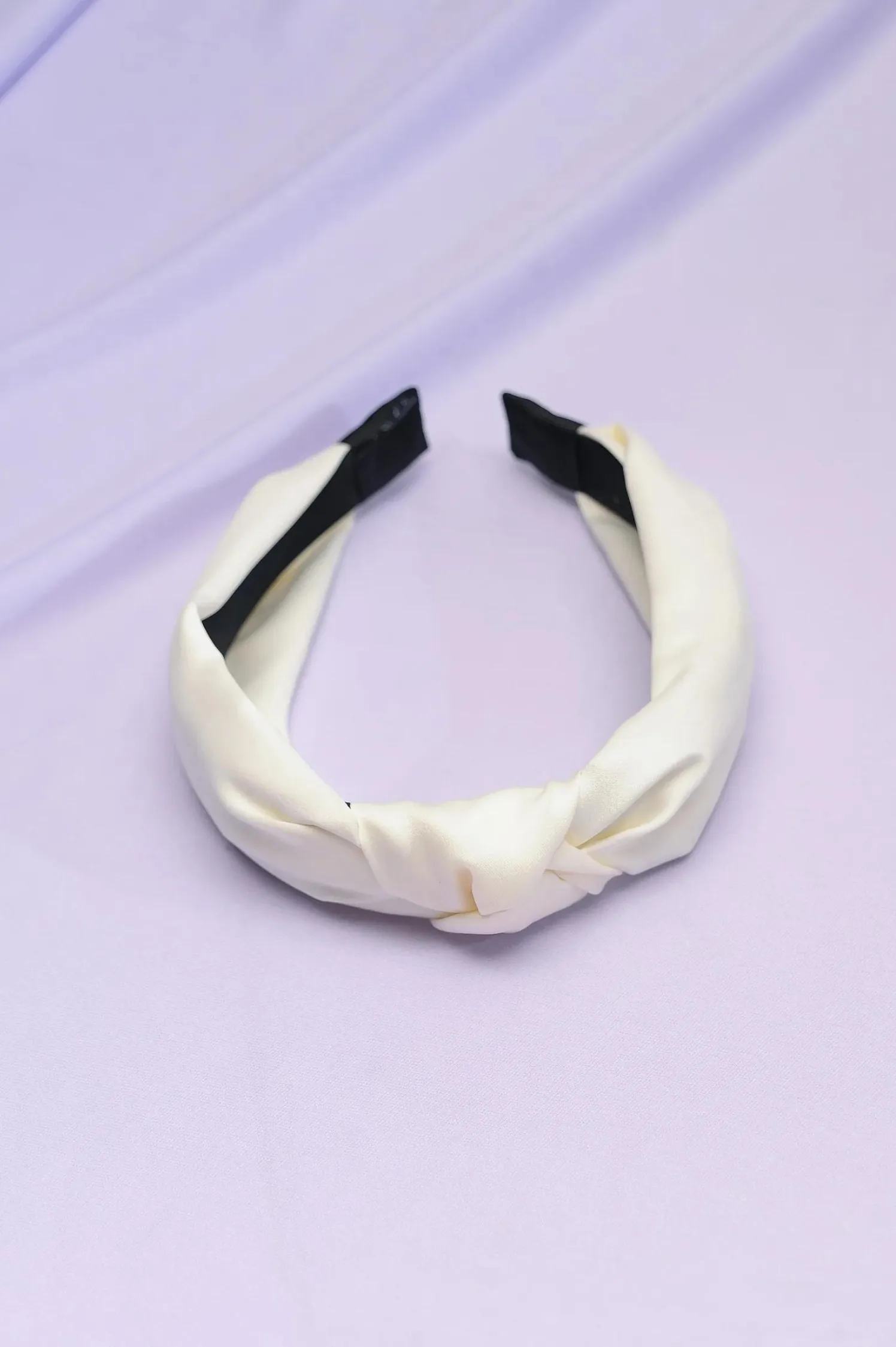 Bonnie Knotted Satin Headband