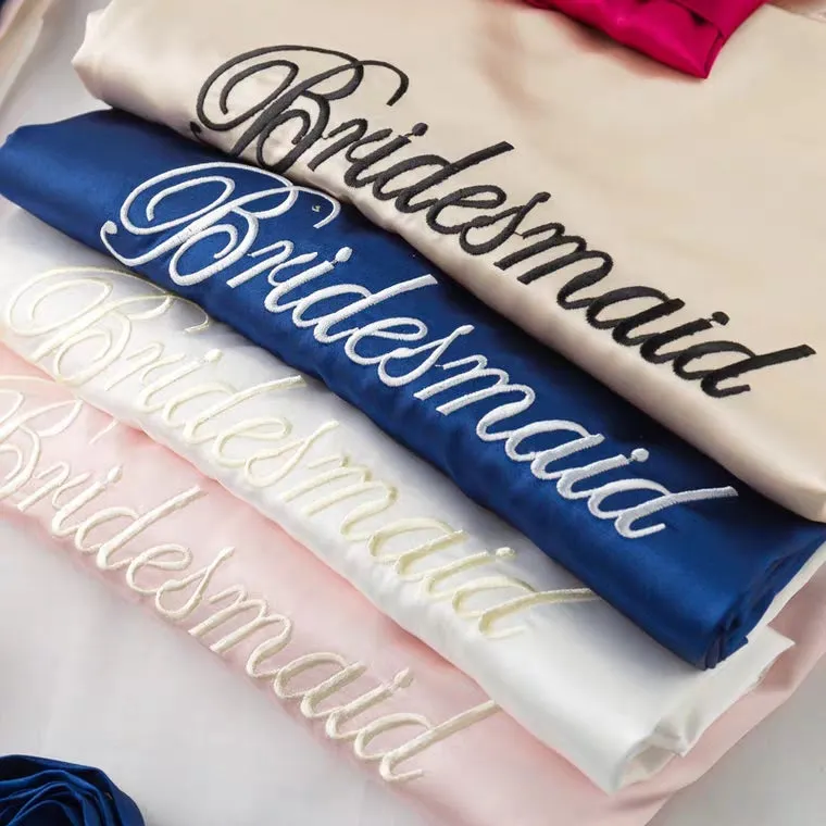 Bridal/Bridesmaid Satin Robe