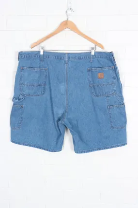 CARHARTT Medium Wash Baggy Jort Shorts (46)