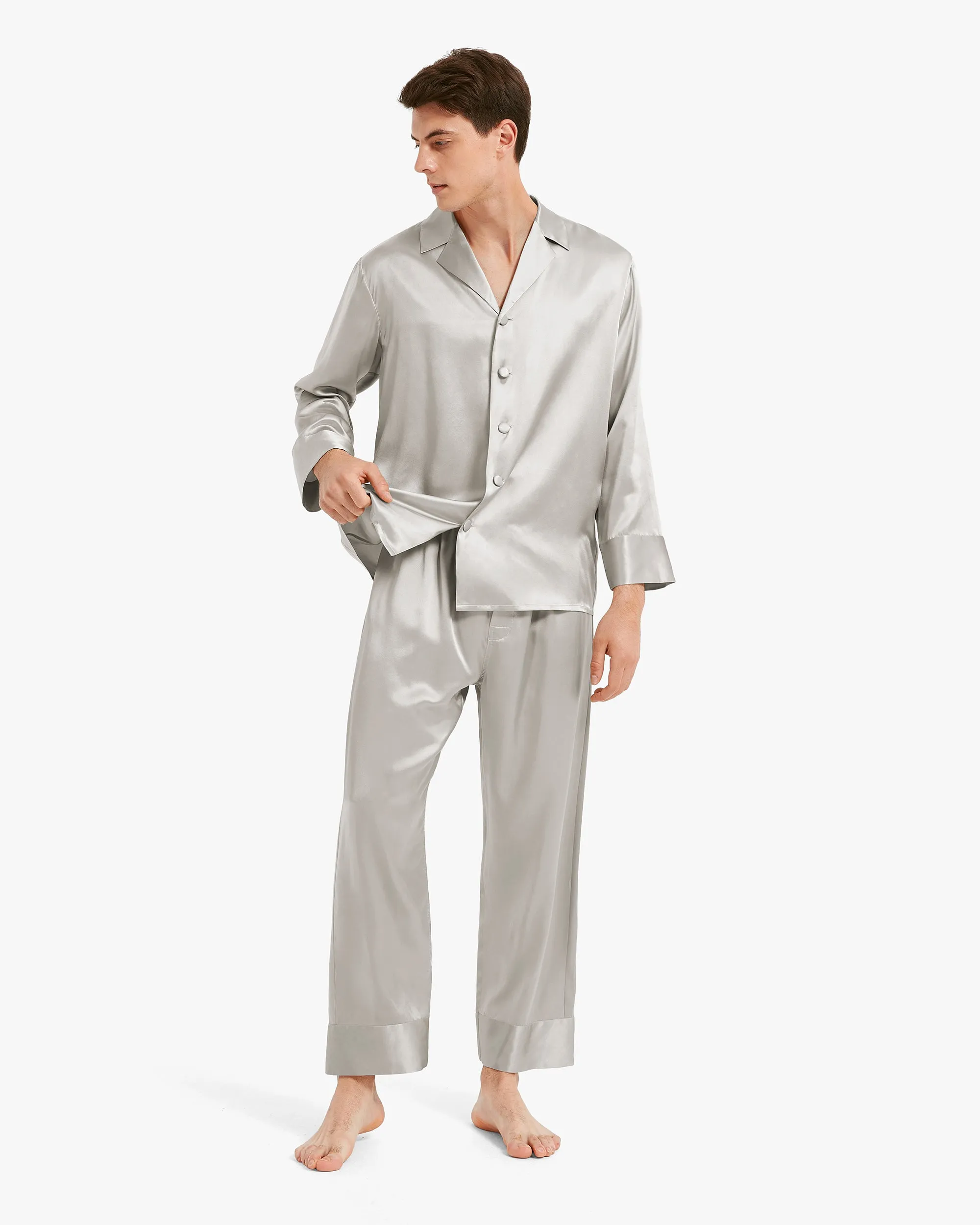 Classic Silk Pajamas - For Men