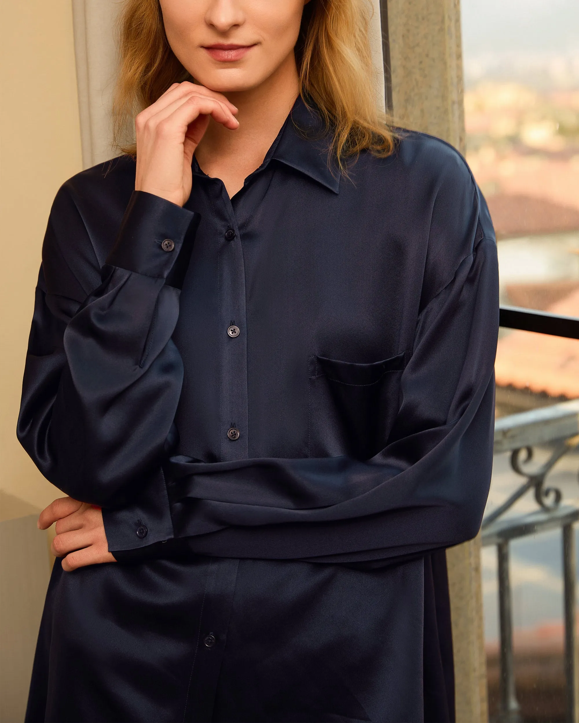 Clearance Classic Silk Nightshirt