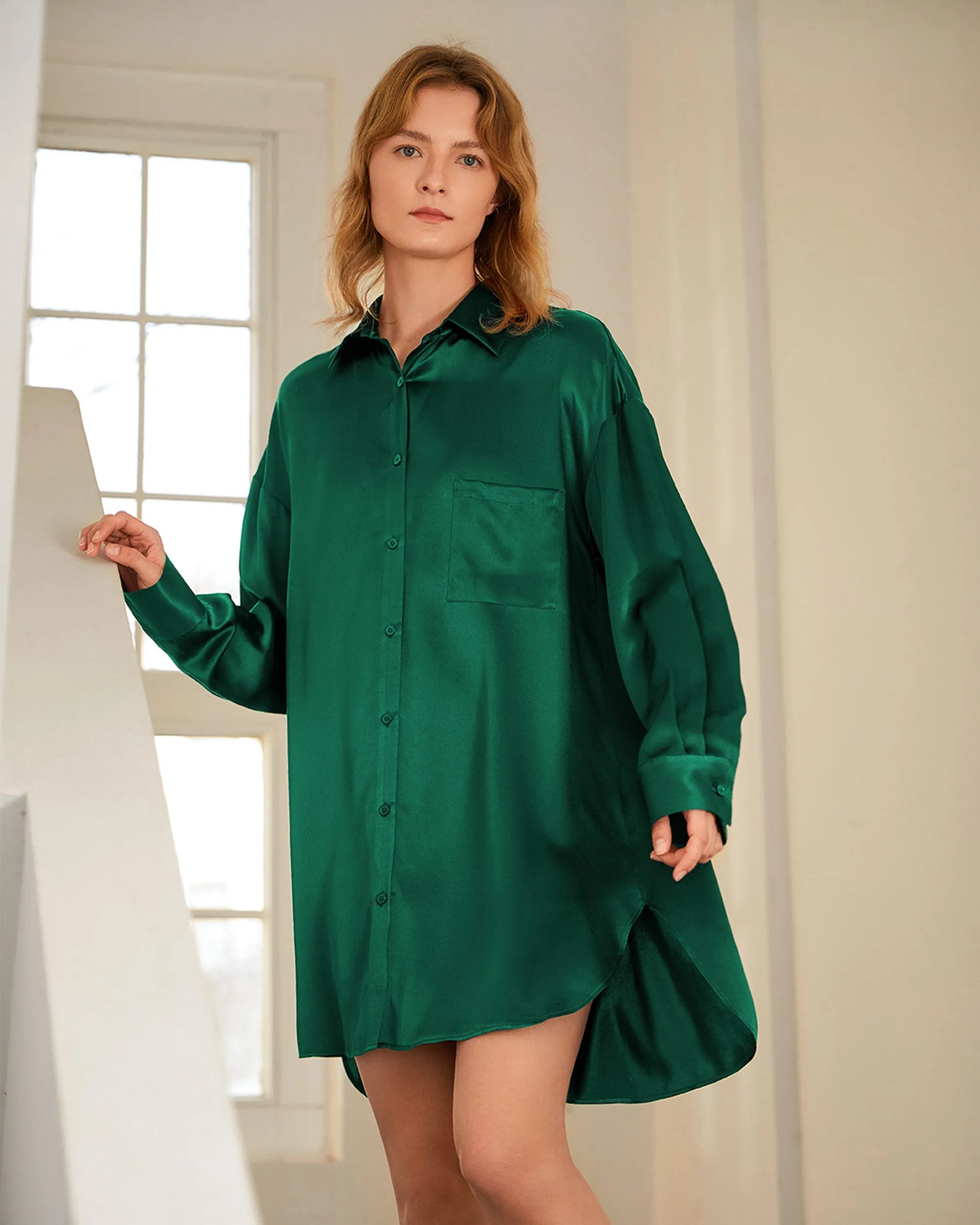 Clearance Classic Silk Nightshirt