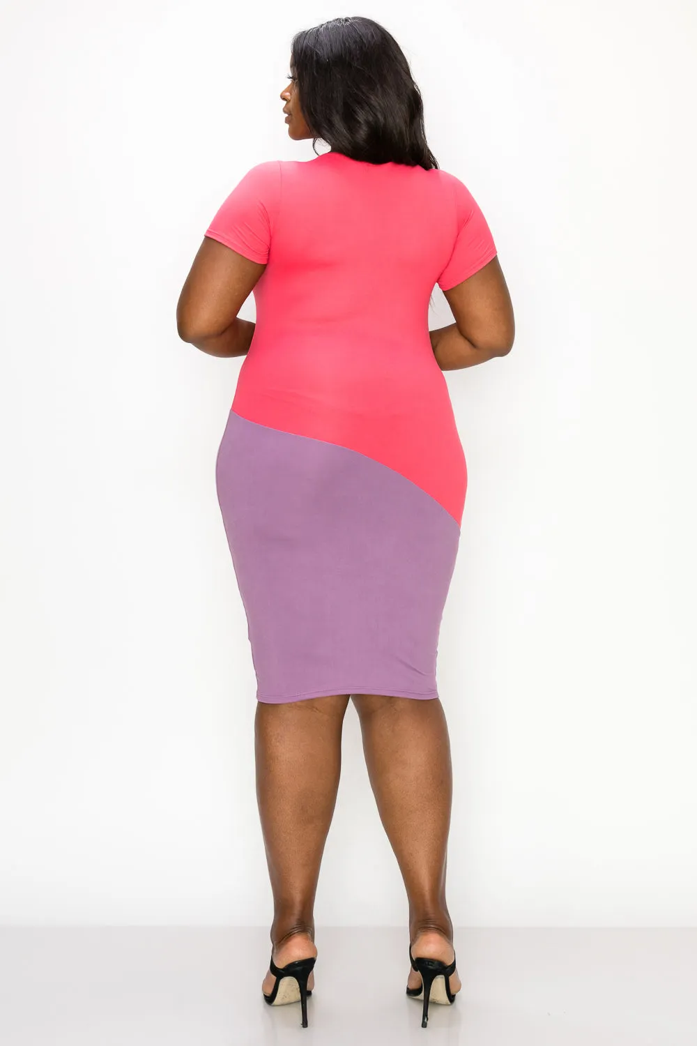 Colorblock Bodycon Dress