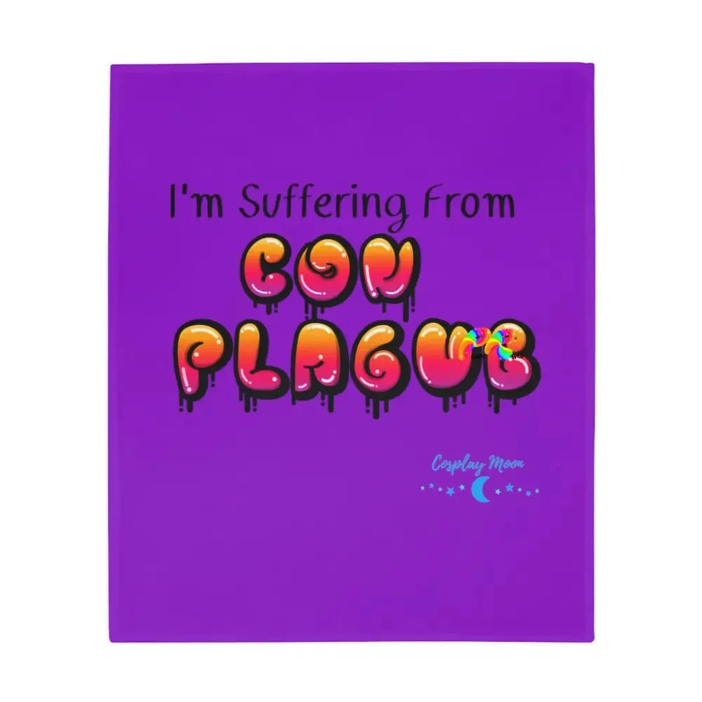 Con Plague Purple Polyester Blanket