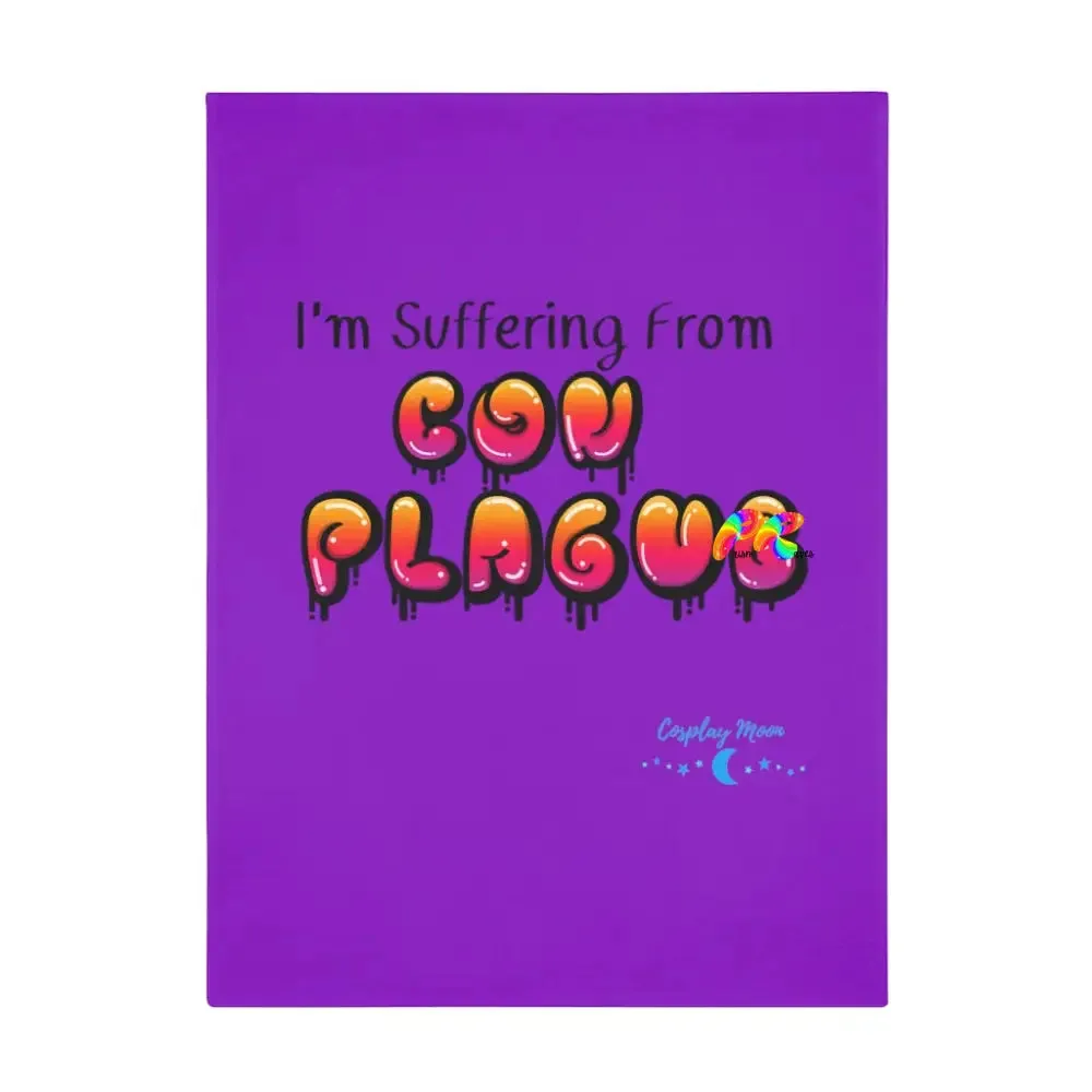 Con Plague Purple Polyester Blanket