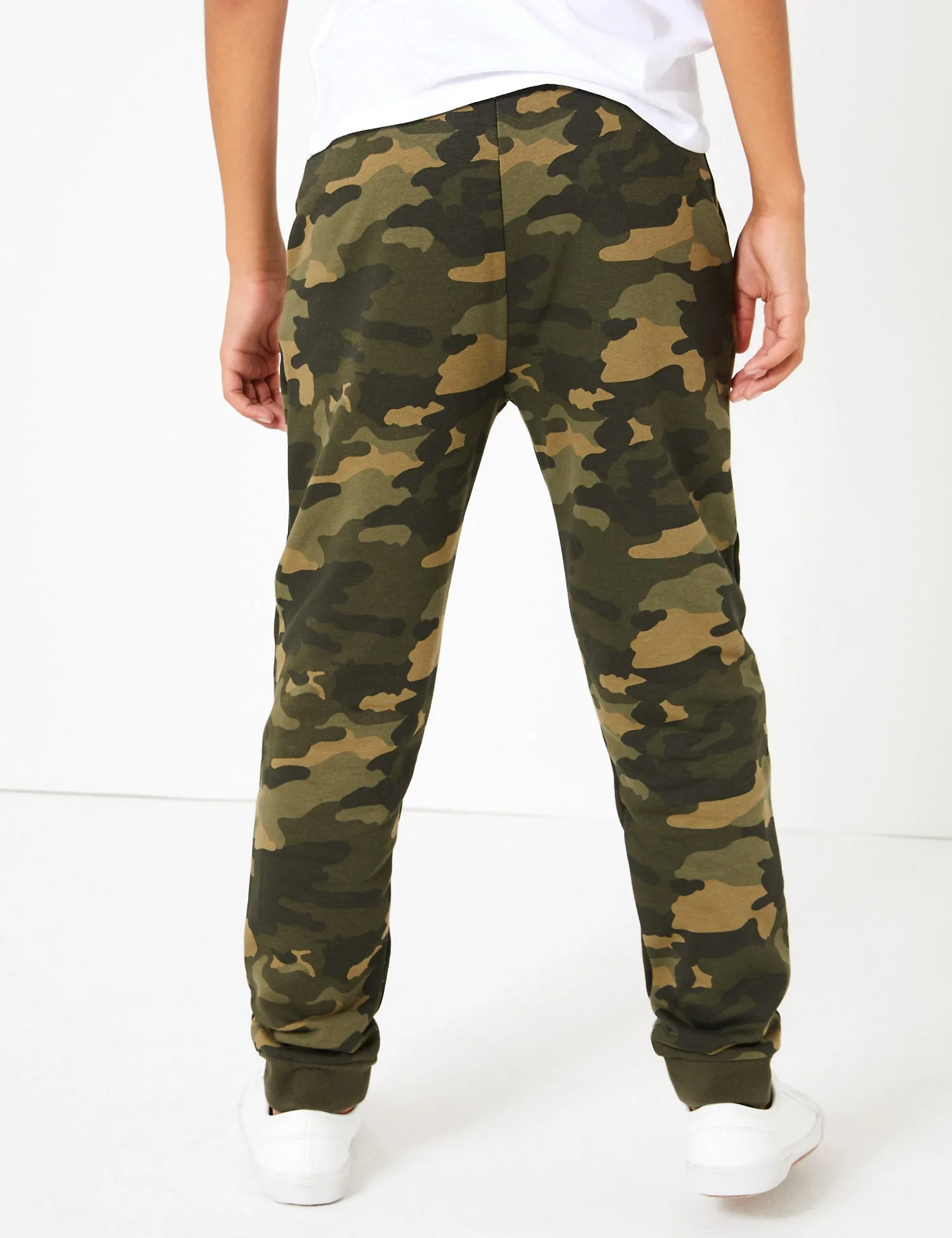 Cotton Camouflage Joggers