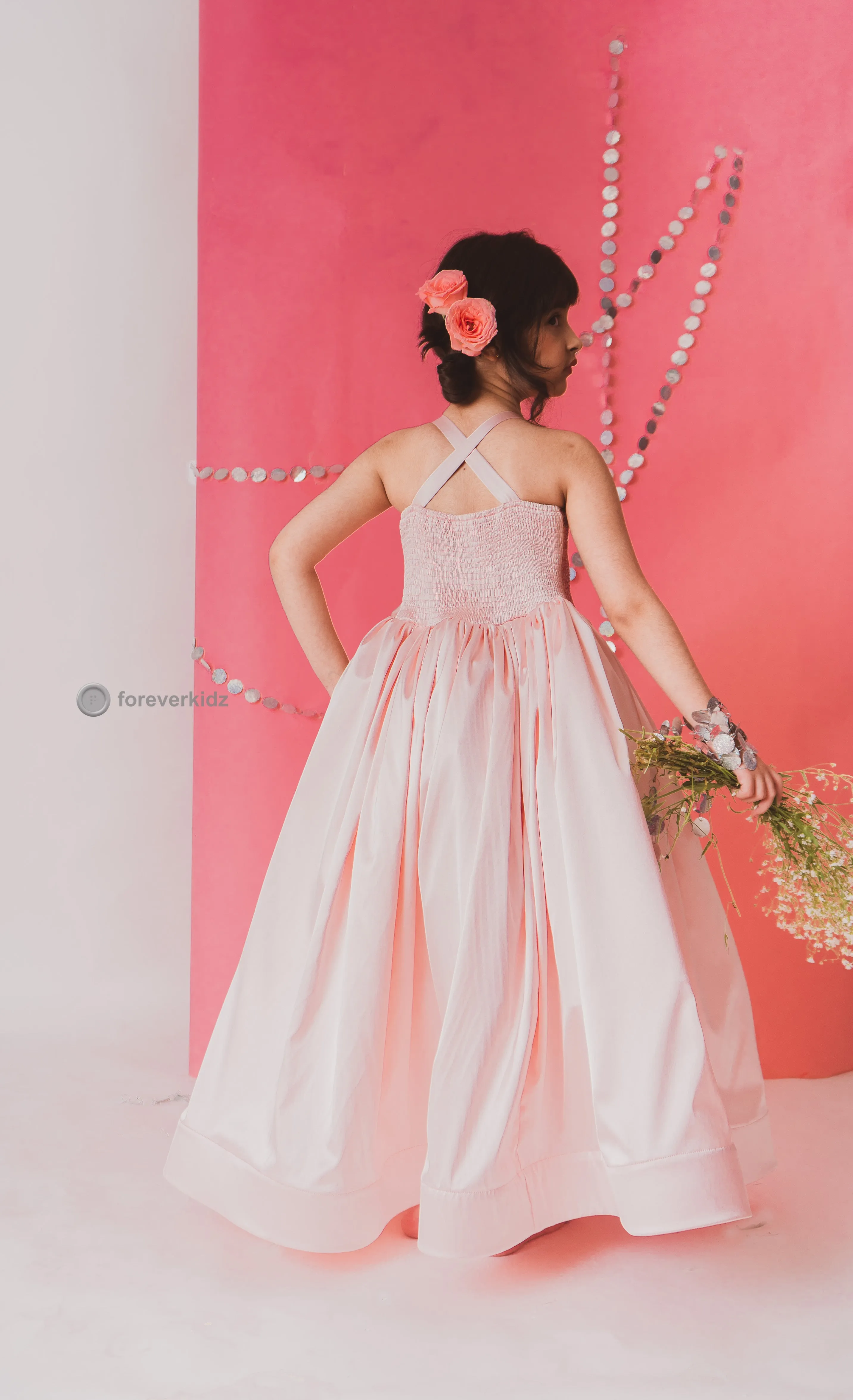 Cotton Candy Flower Gown