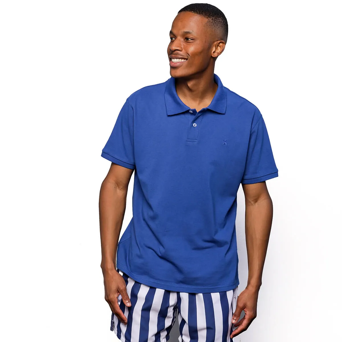 Cotton Polo | Blue