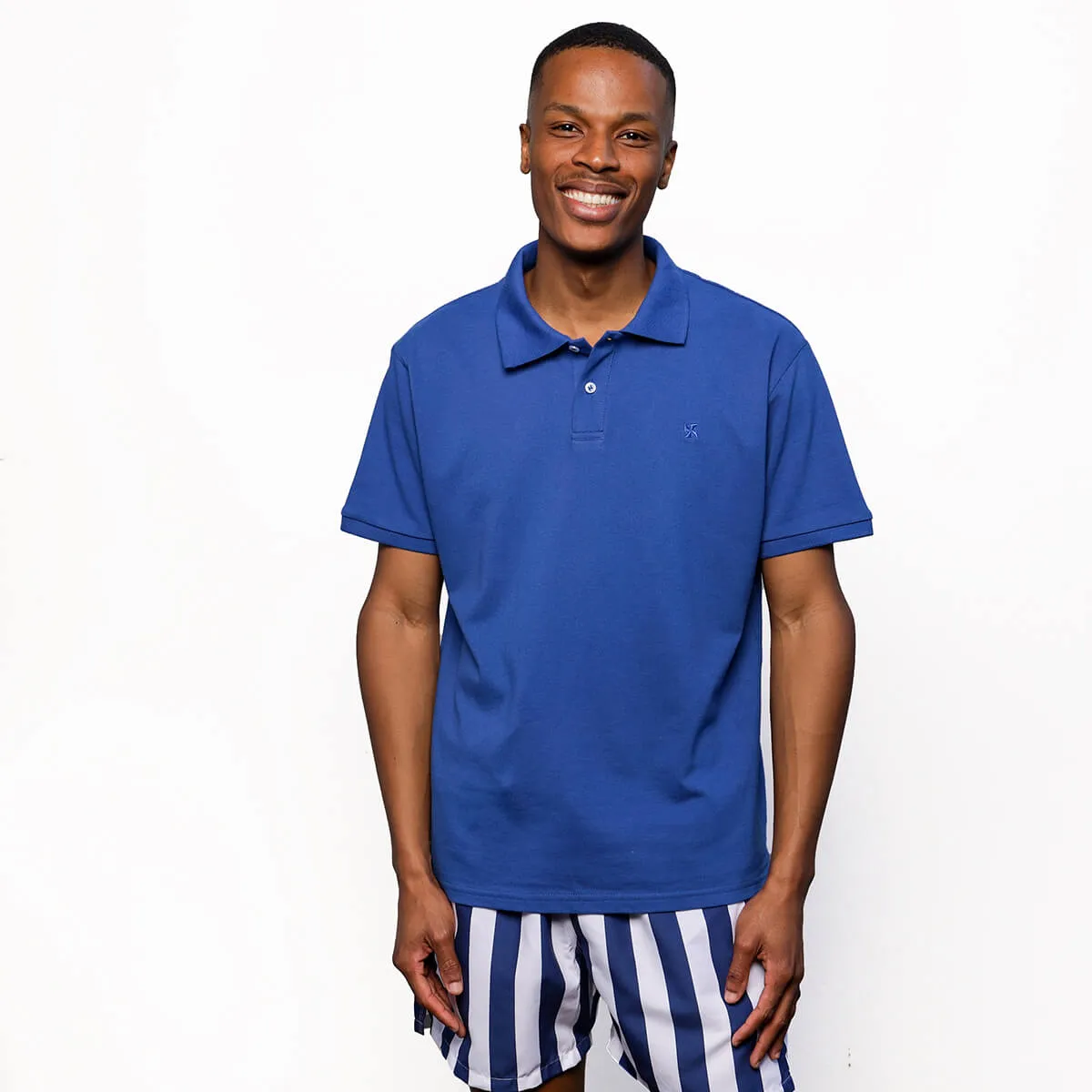 Cotton Polo | Blue