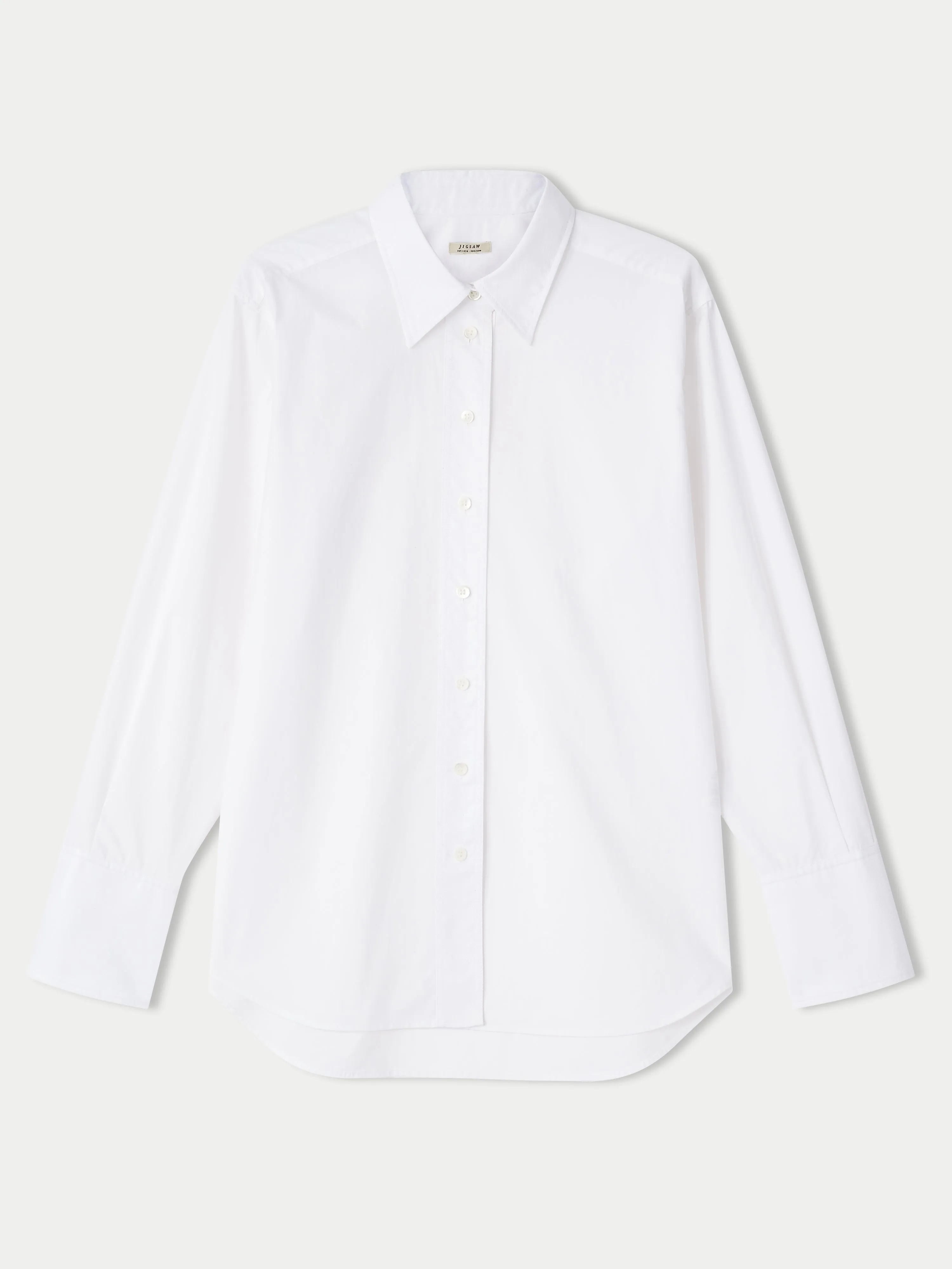 Cotton Relaxed Shirt | White