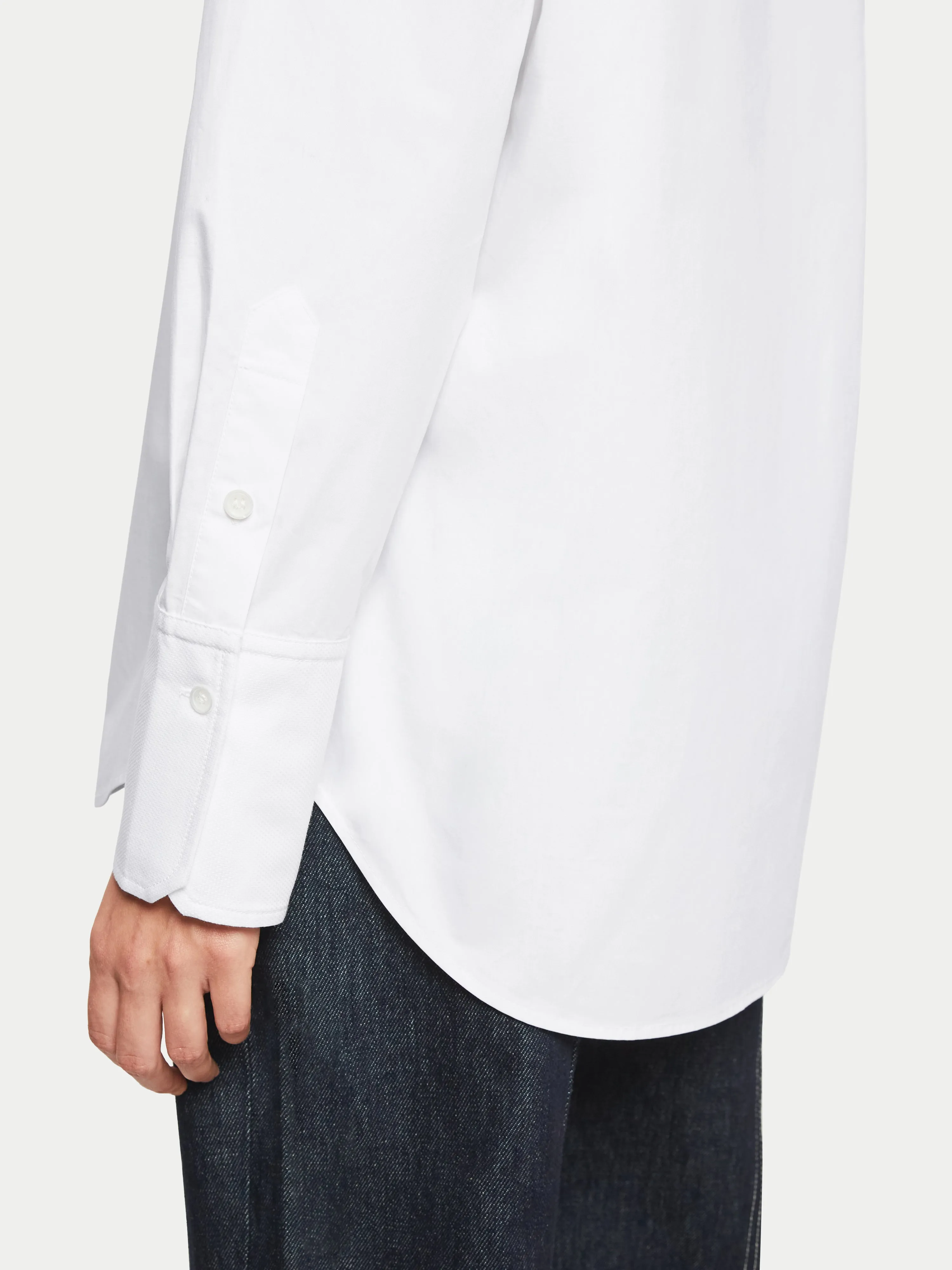 Cotton Relaxed Shirt | White