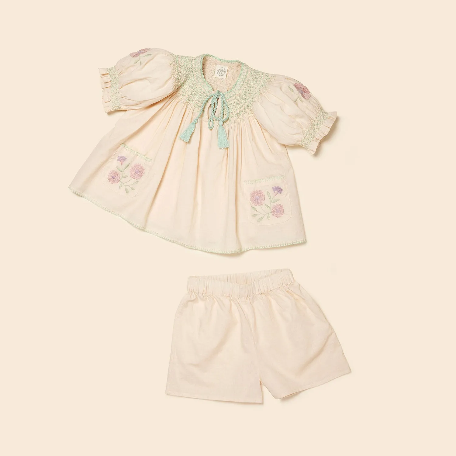 Cotton Verna Set - Milk