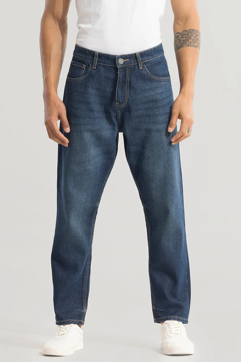 Downtown Indigo Blue Baggy Jeans