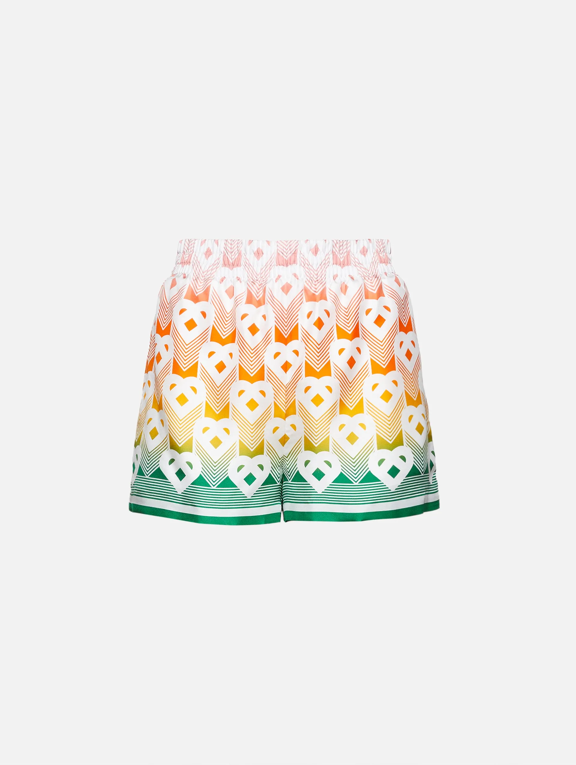 Drawstring Silk Short