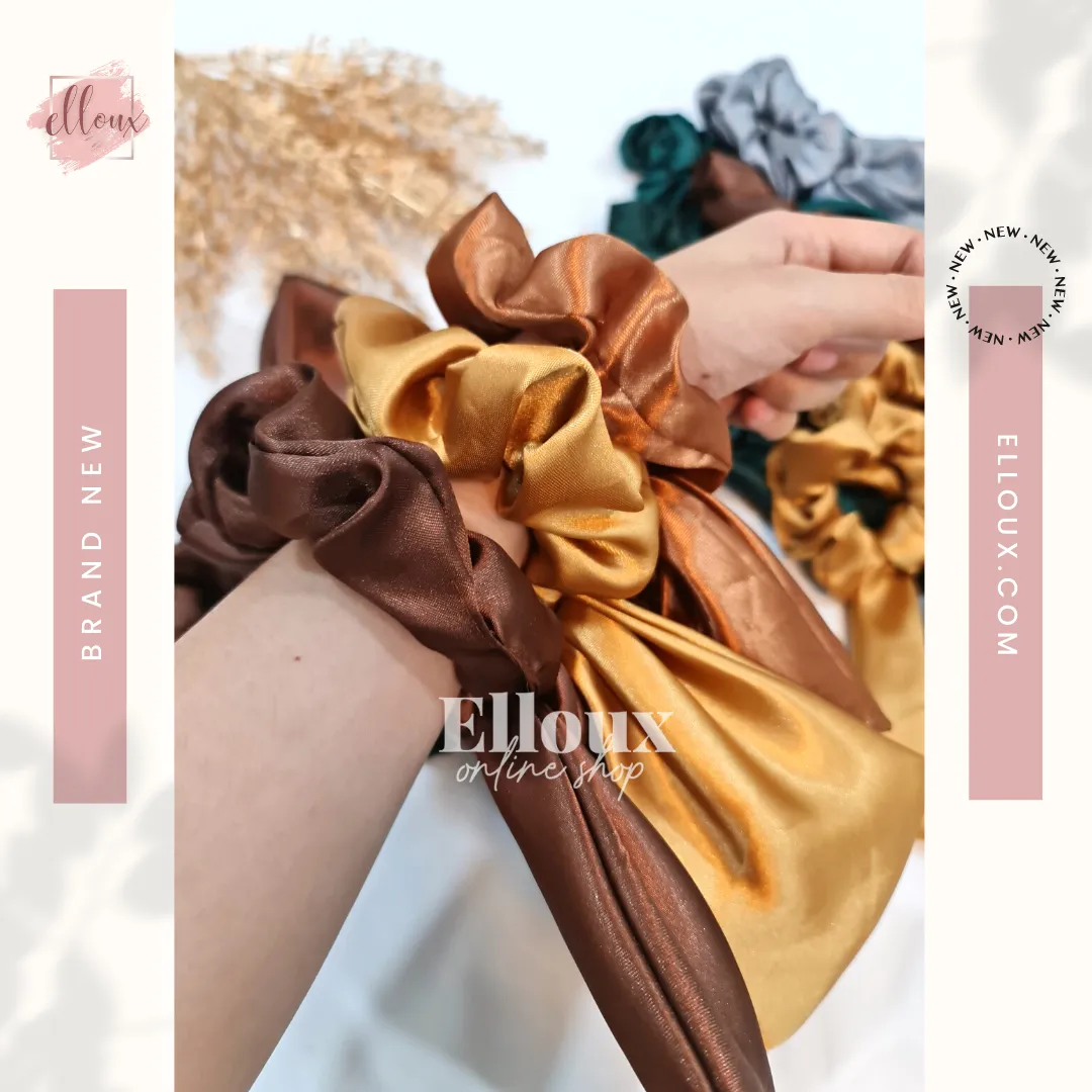 Elloux Silk Scrunchies