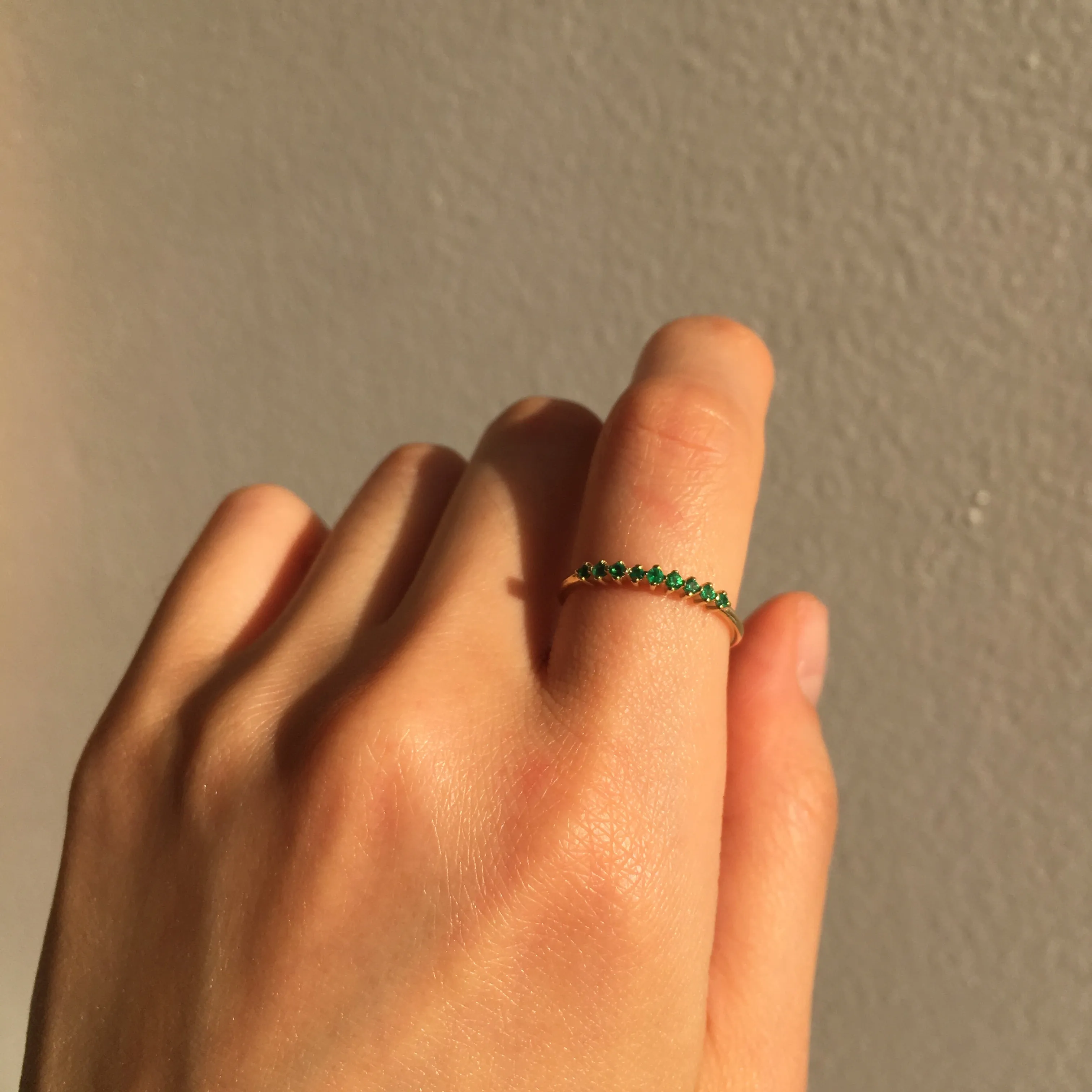 Emerald Lace Ring