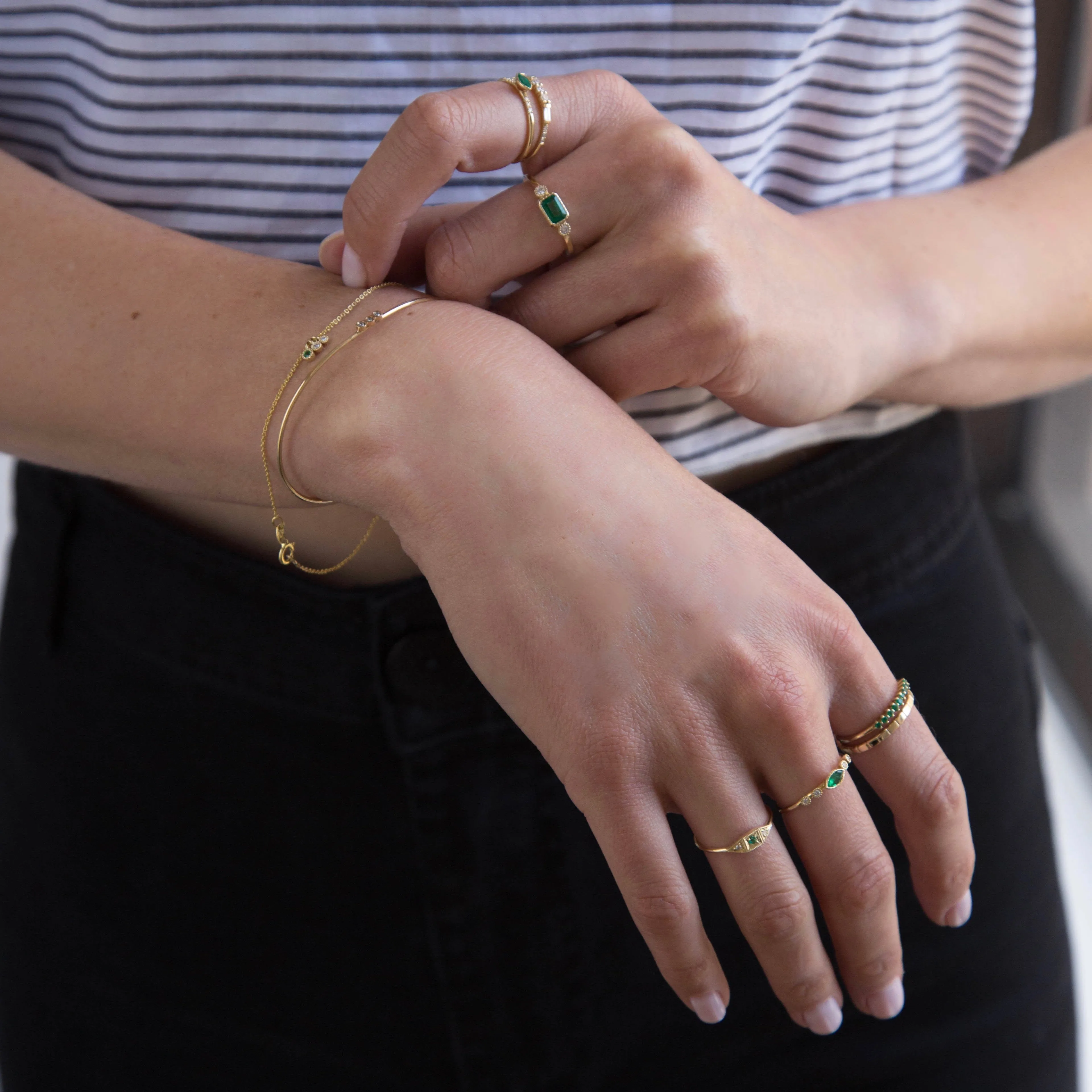 Emerald Lace Ring