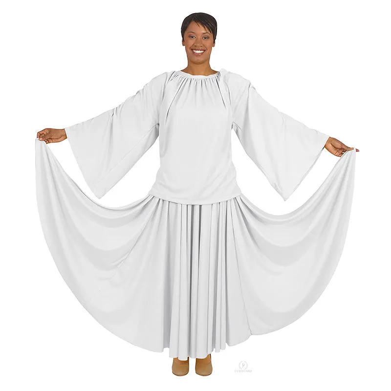 Eurotard Unisex Polyester Angel Sleeve Blouse