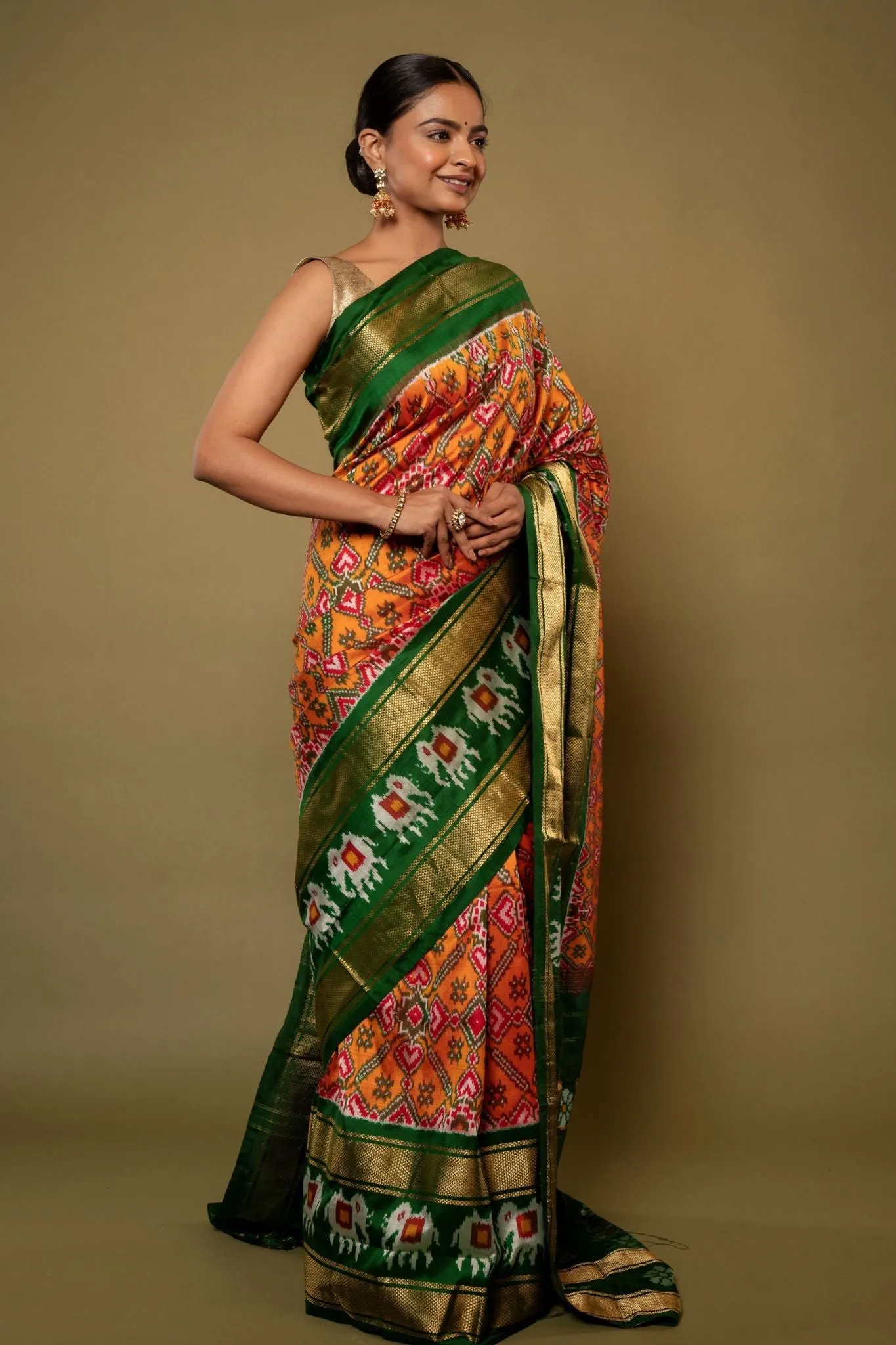 Inaaya Patola Silk Saree