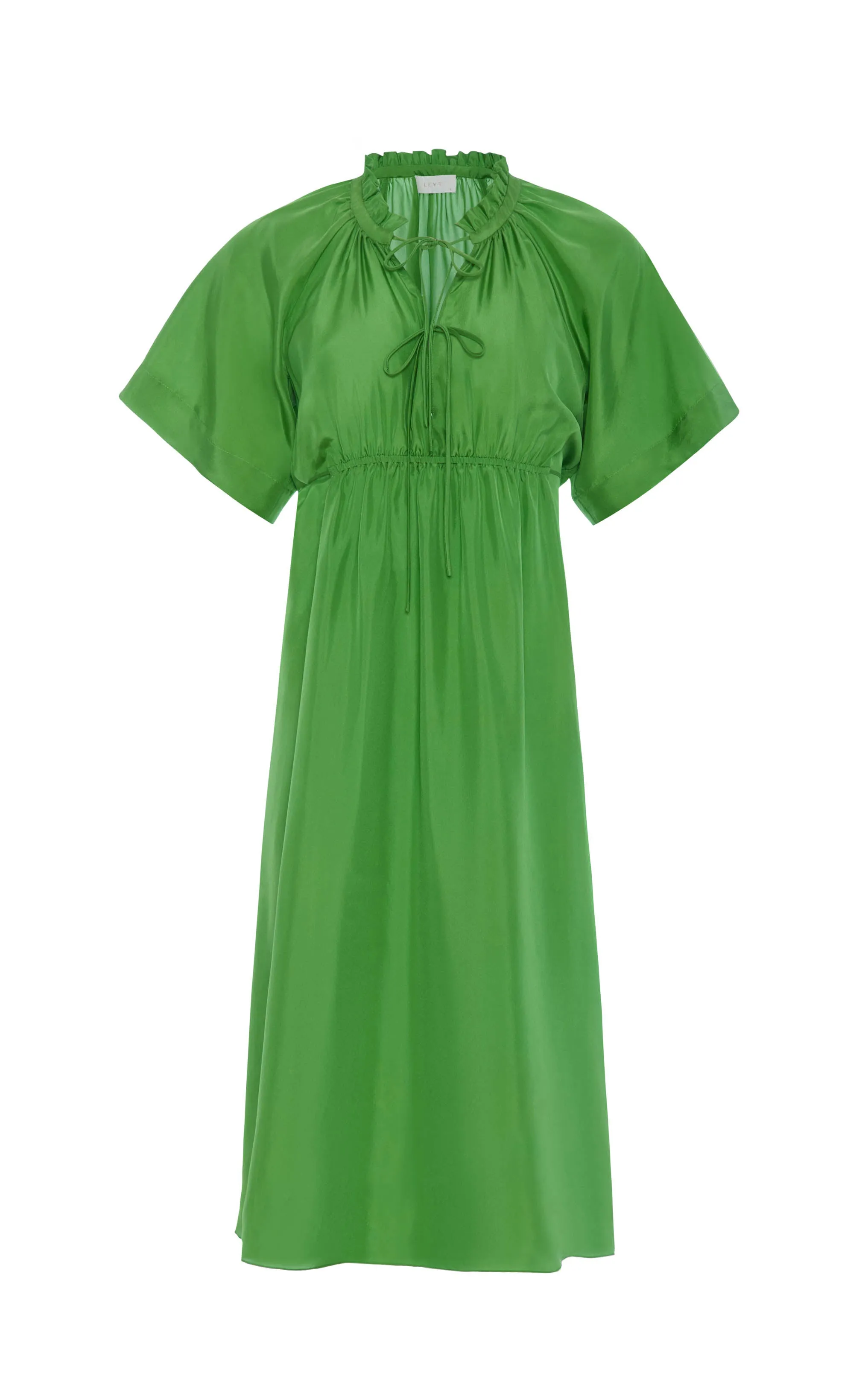 Ingrid Silk Dress - Green