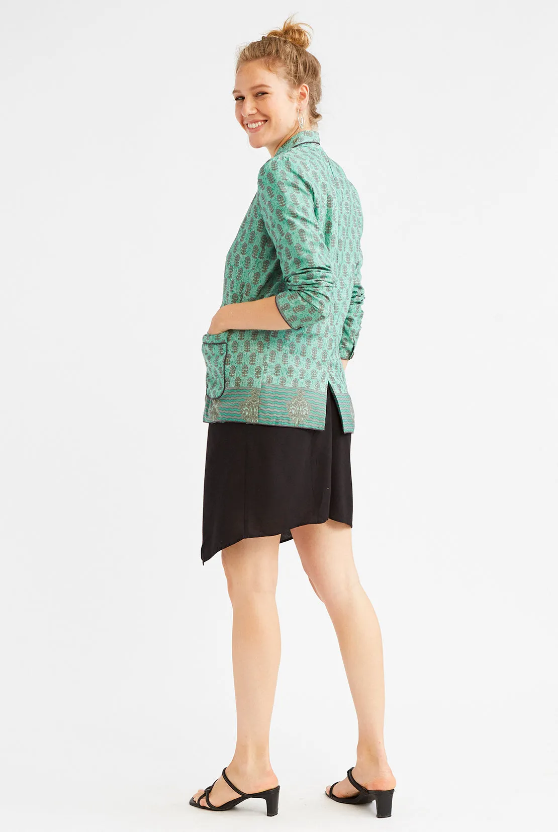 Jet Setter Eco-Silk Blazer