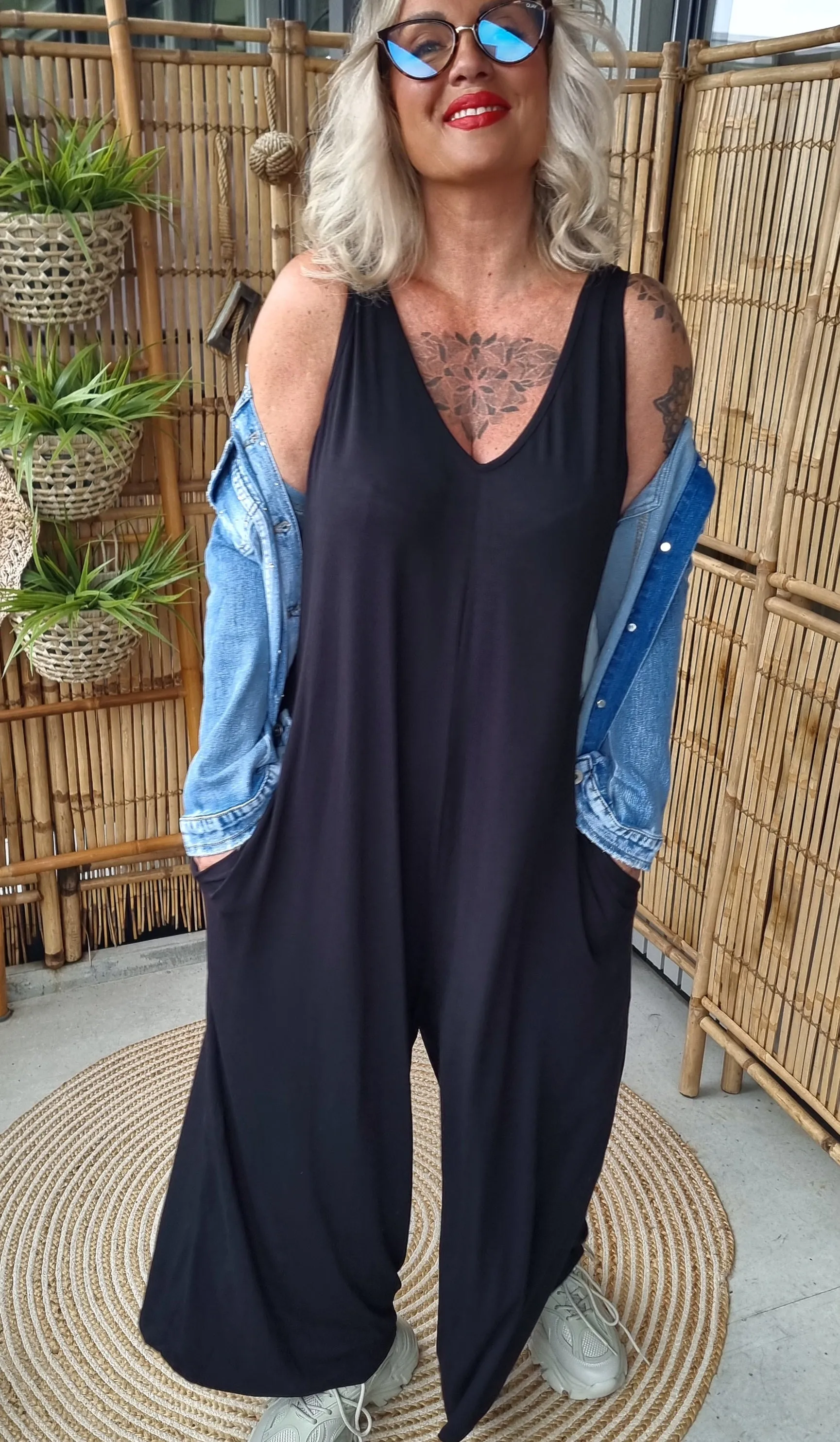 Kajsa Baggy Jumpsuit Black