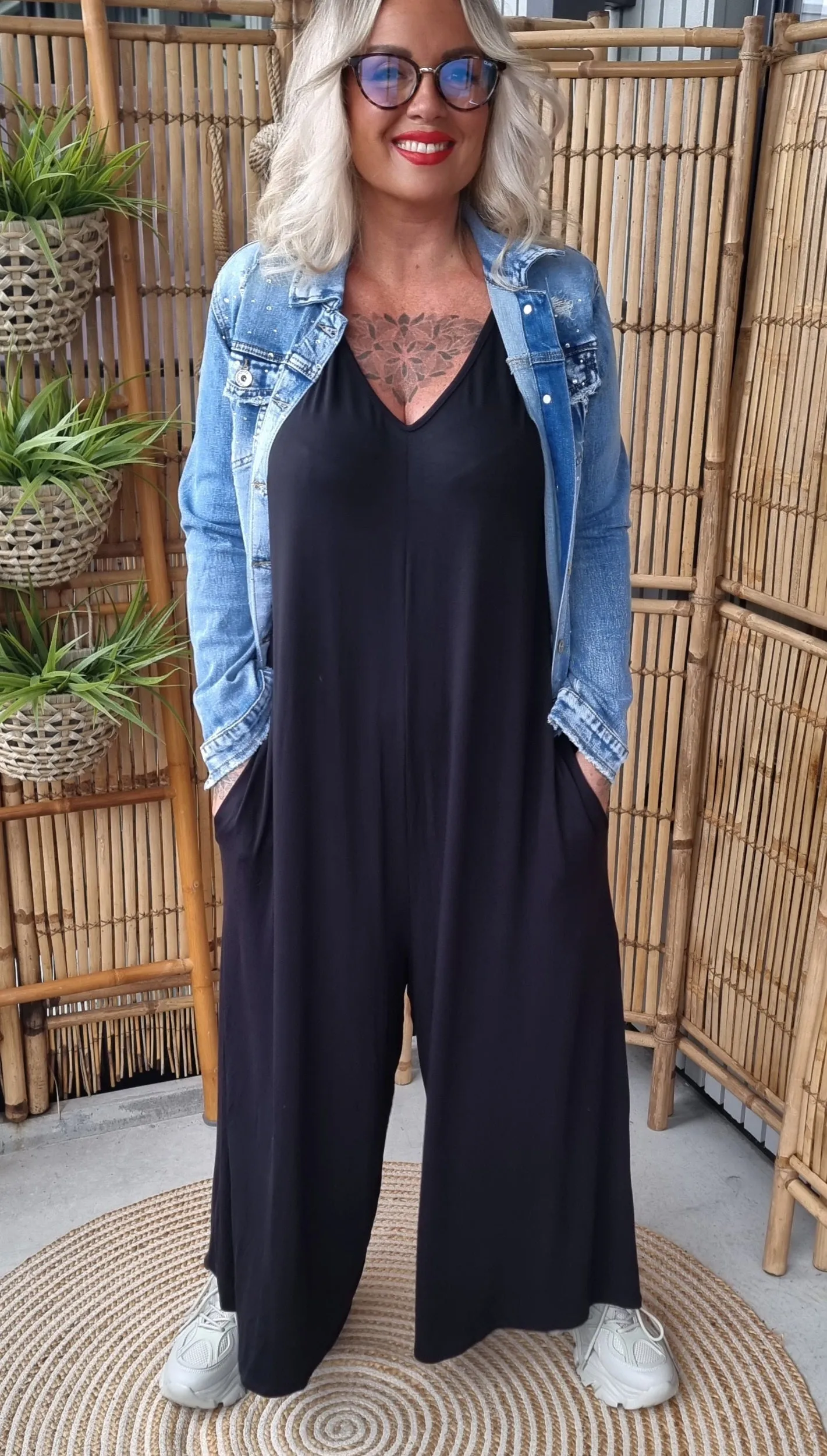 Kajsa Baggy Jumpsuit Black